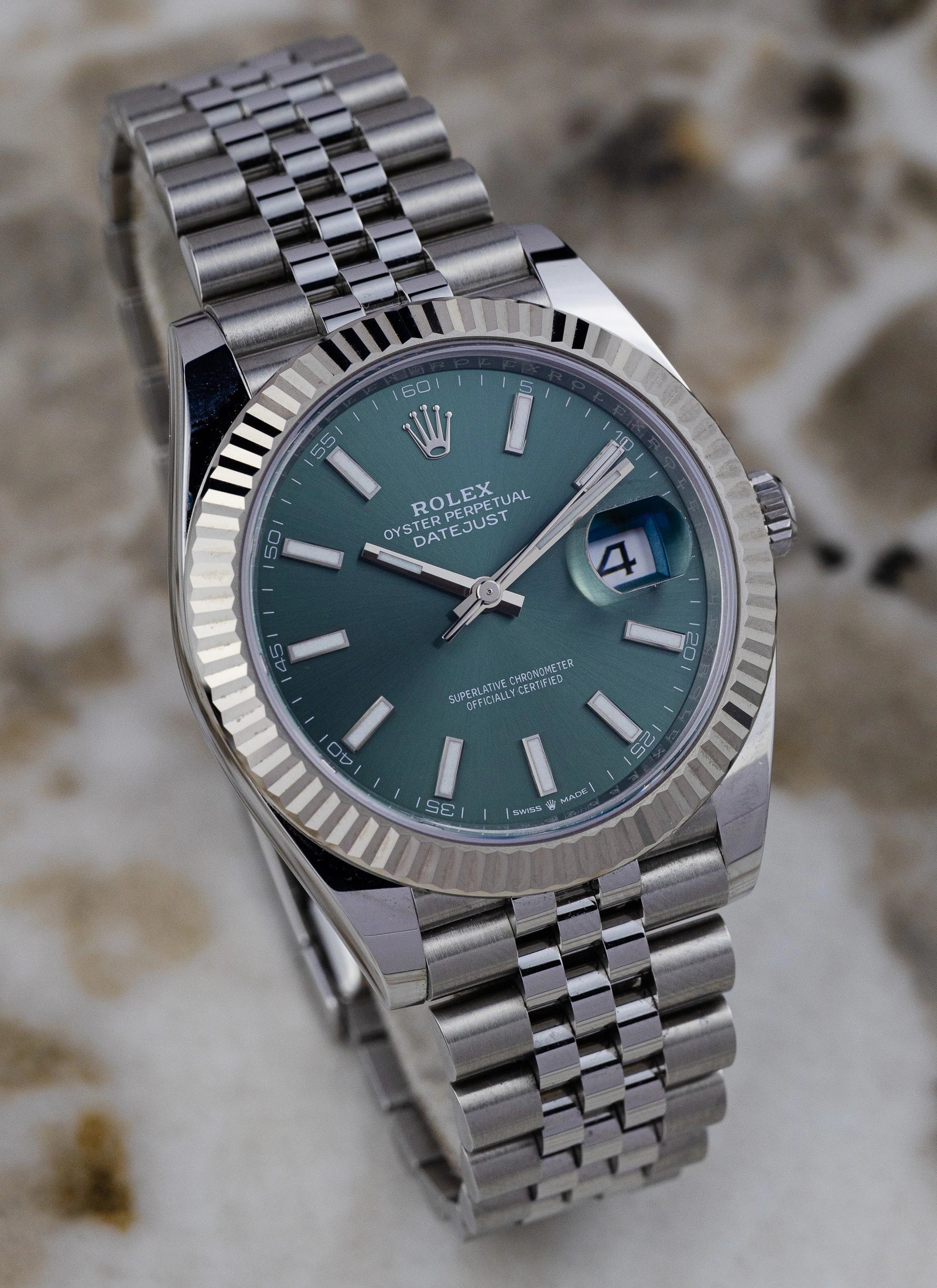 2025 Rolex Datejust 41 126334 Mint Green Full Set Kruk