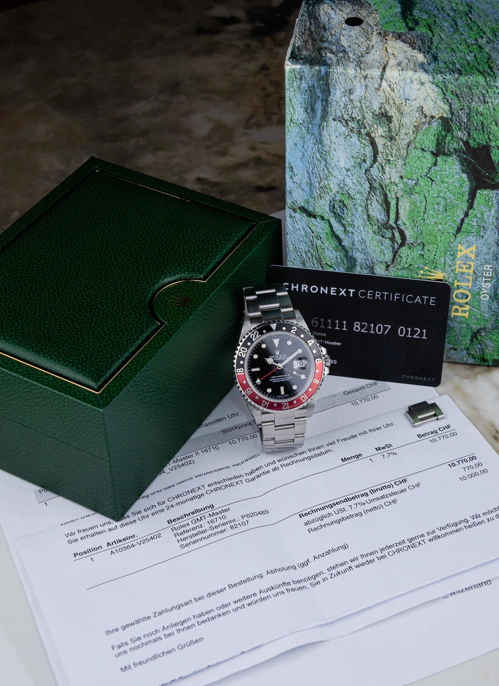 2000 Rolex GMT-Master II 16710 Coke
