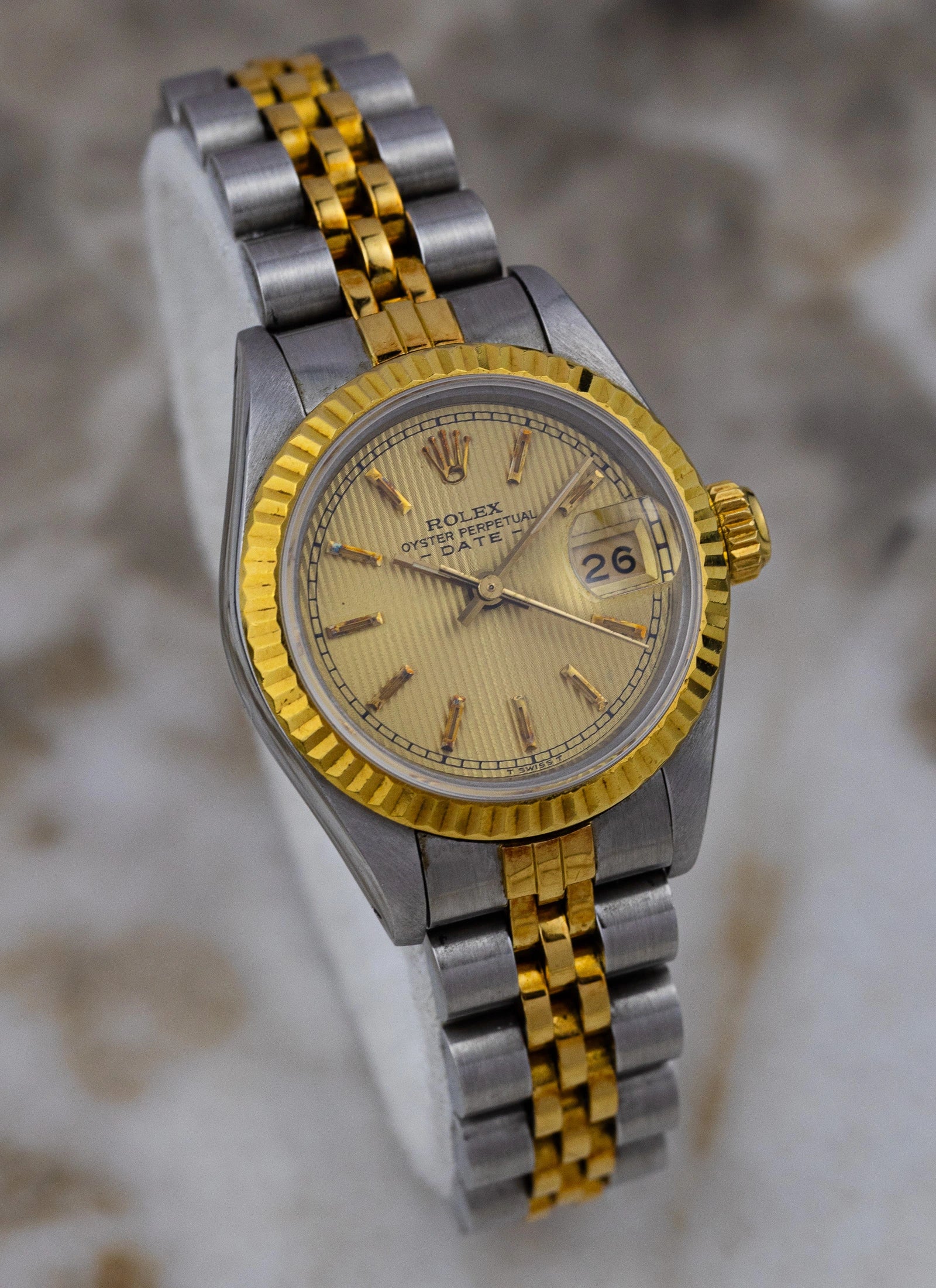 1984 Rolex Date Lady Ref. 69173 Tapestry Dial