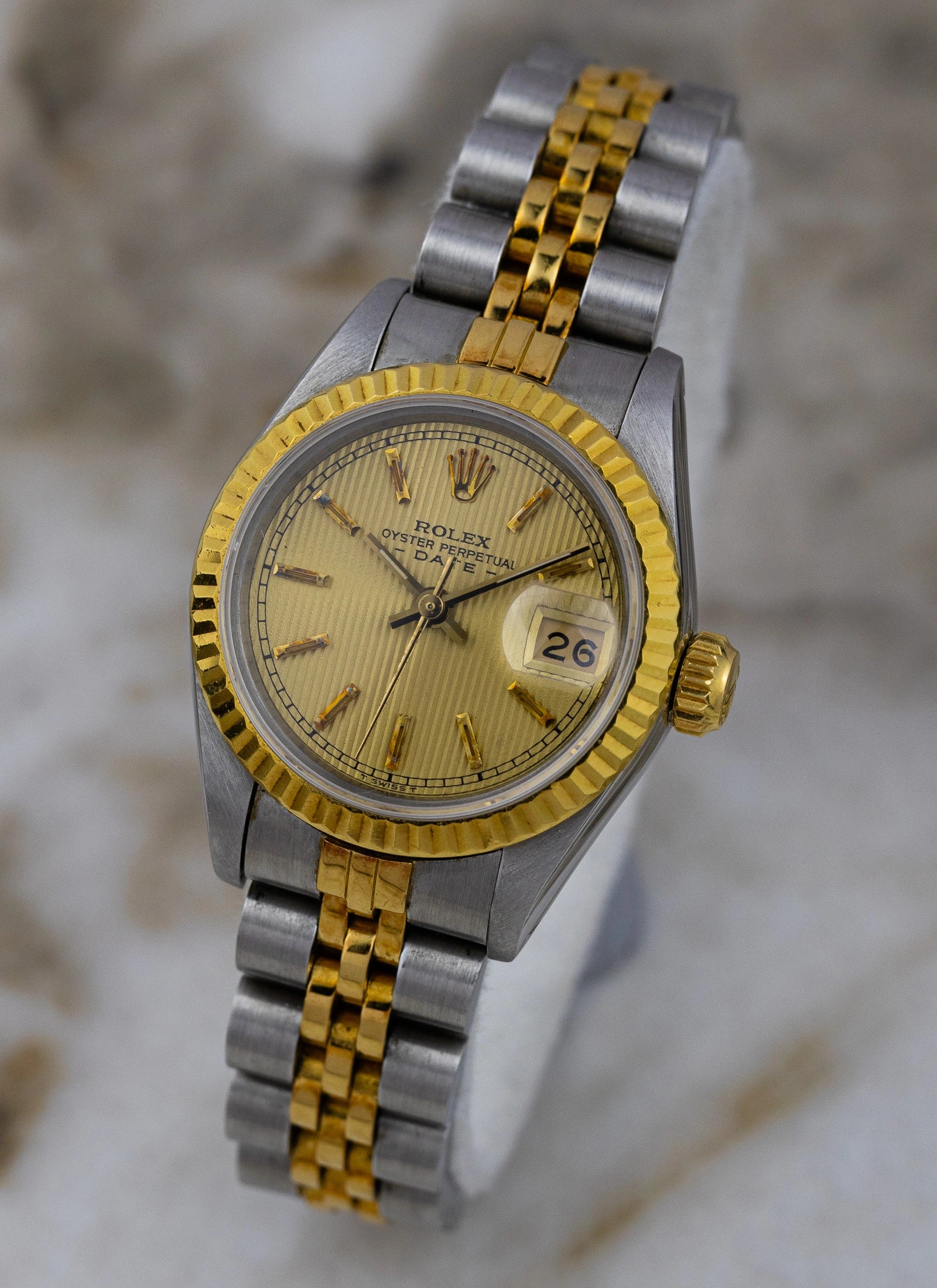 1984 Rolex Date Lady Ref. 69173 Tapestry Dial