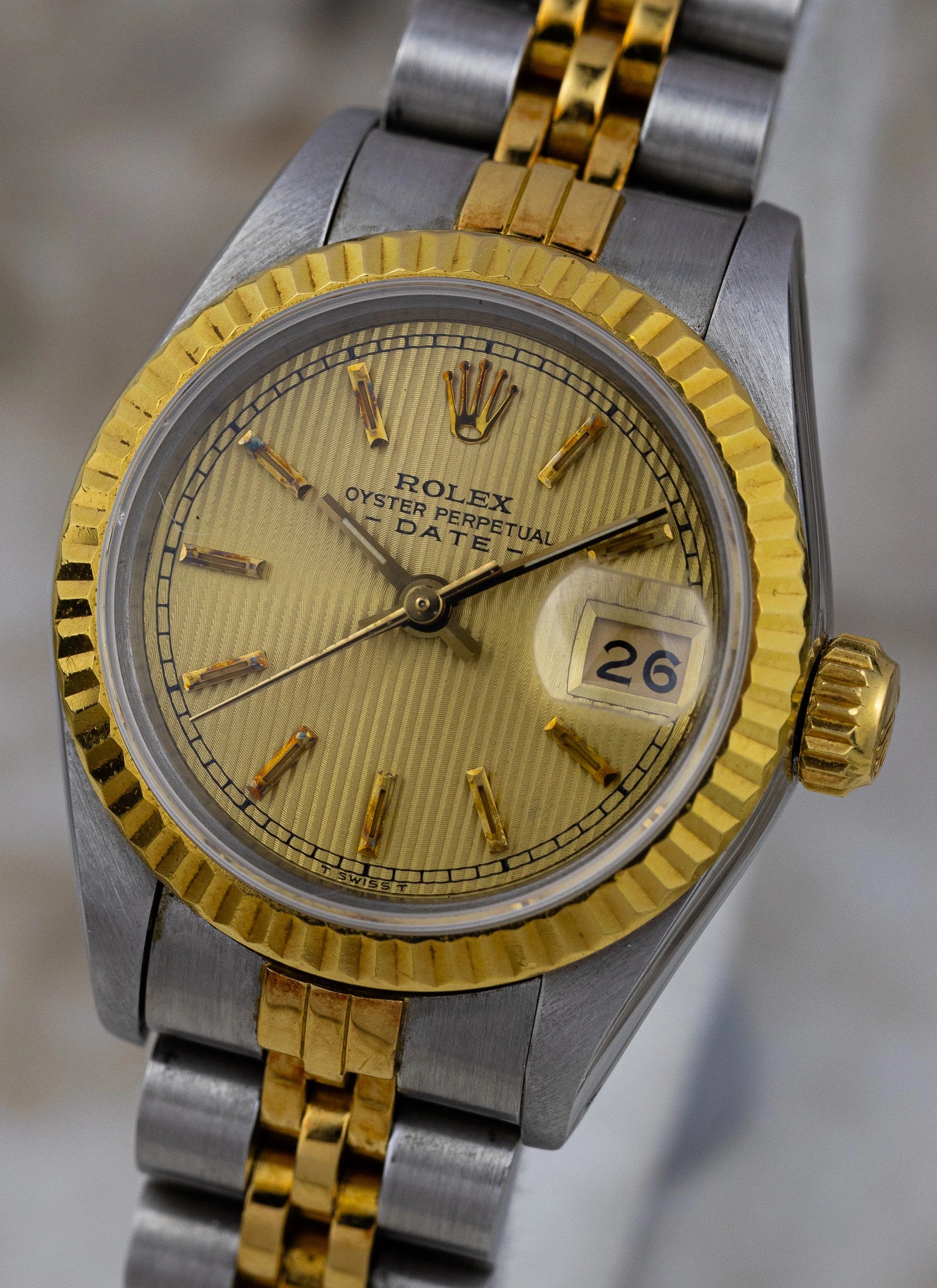 1984 Rolex Date Lady Ref. 69173 Tapestry Dial