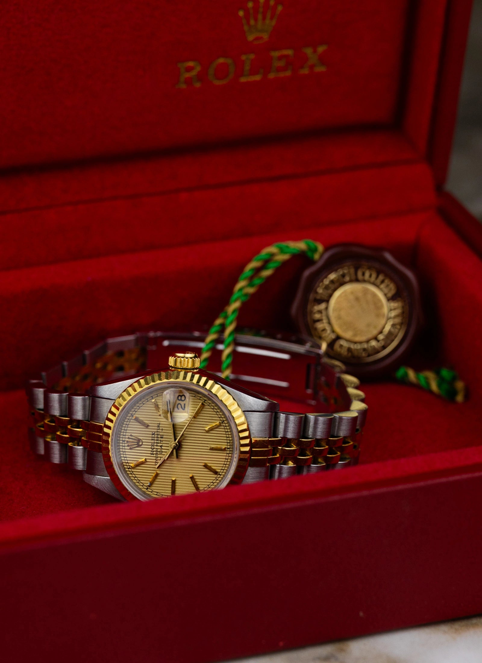1984 Rolex Date Lady Ref. 69173 Tapestry Dial