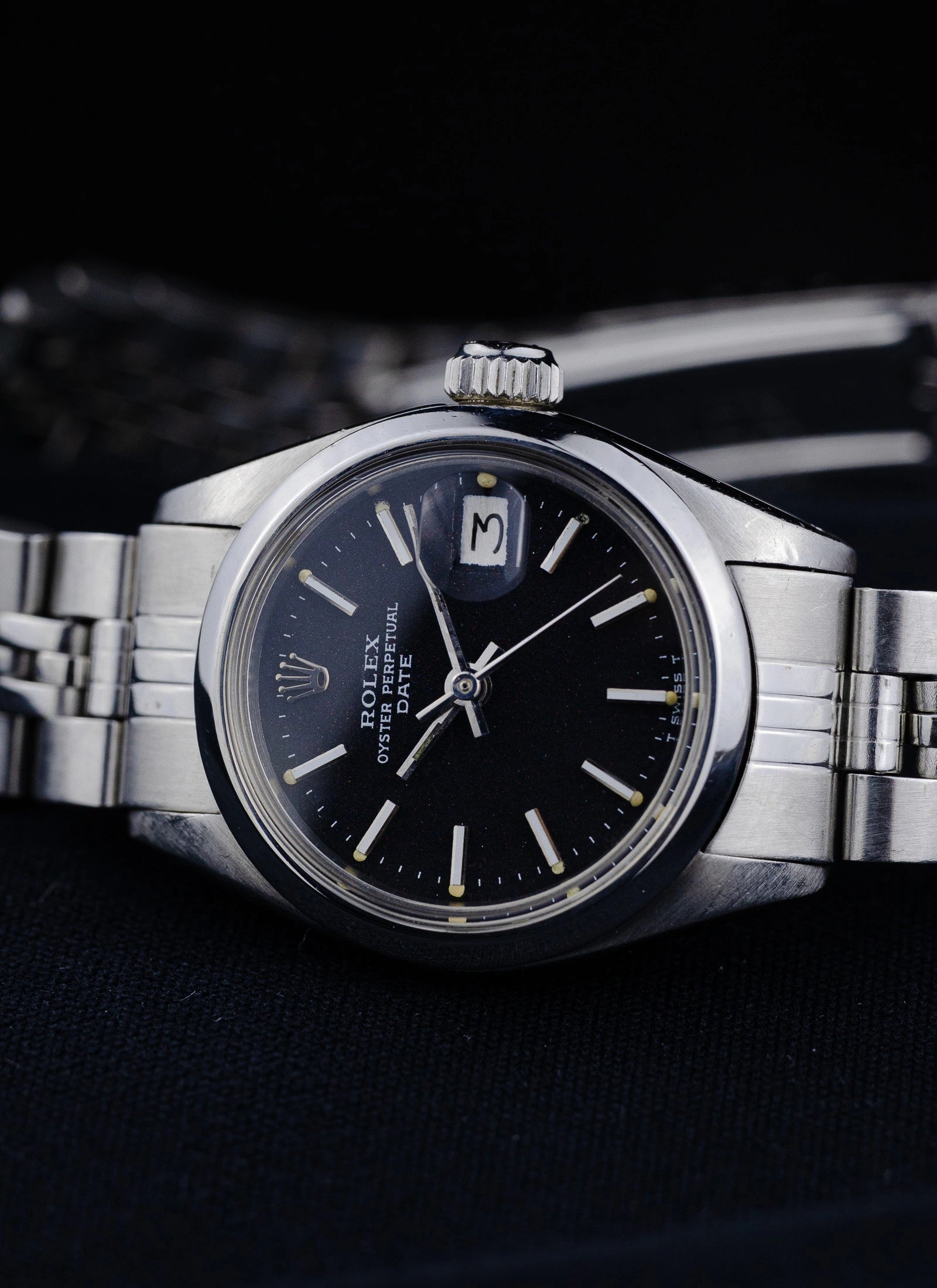 1975 Lady Rolex Oyster Perpetual Date 6916 "Confetti Dial"