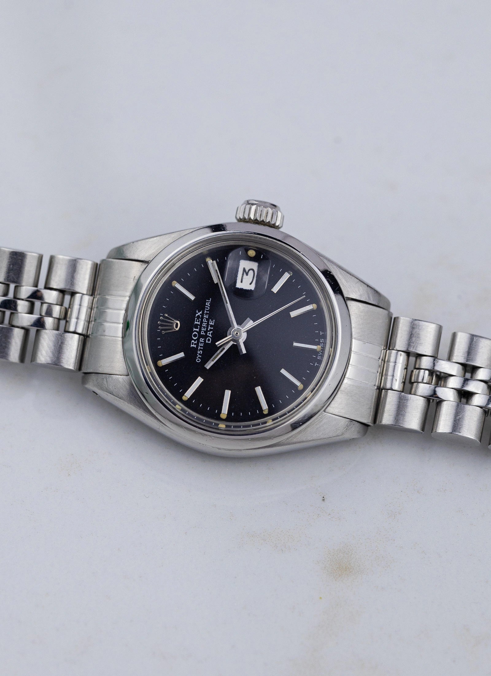 1975 Lady Rolex Oyster Perpetual Date 6916 "Confetti Dial"