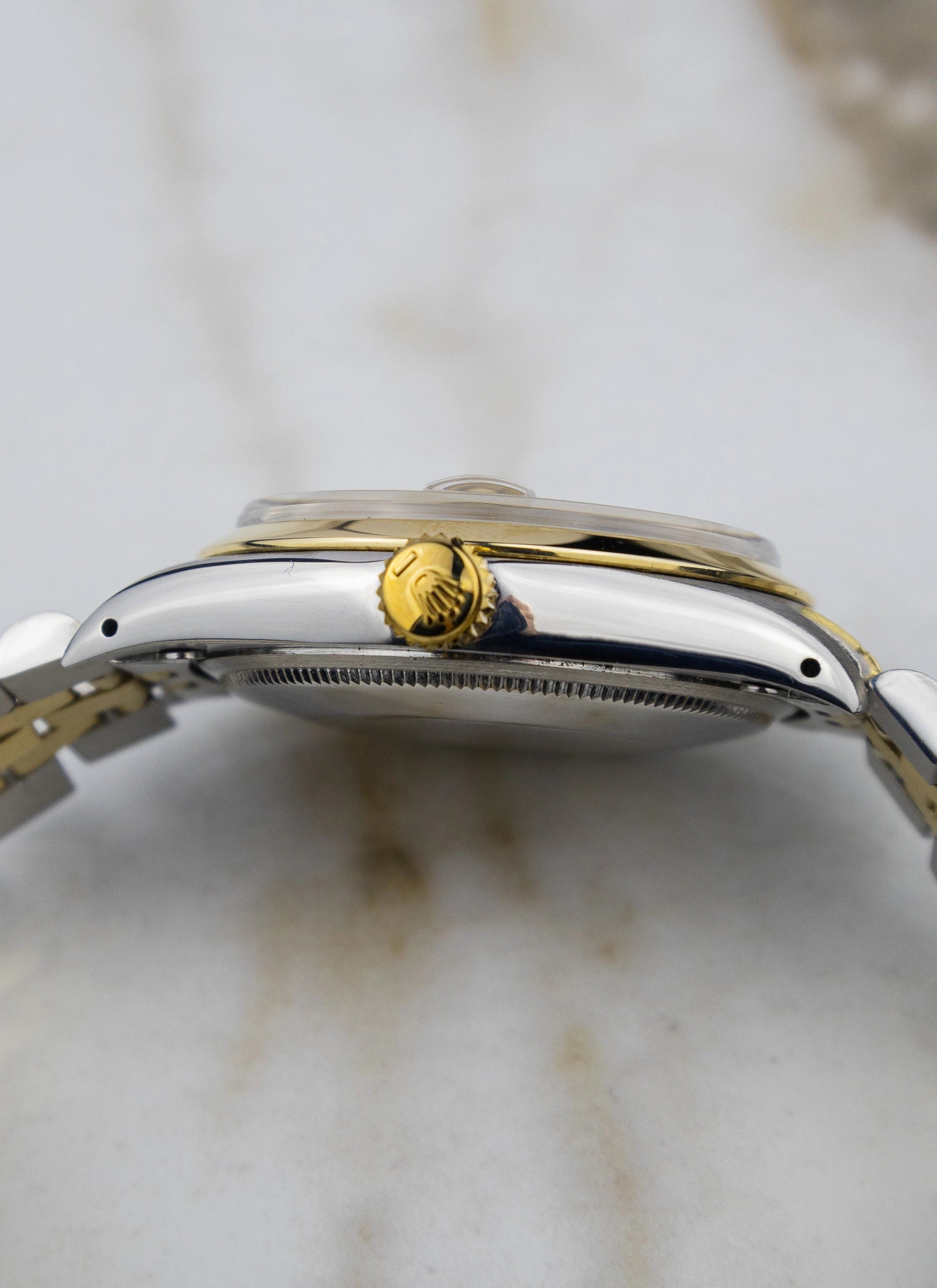 1979 Rolex Oyster Perpetual Date 1500 Bicolor Linen Dial