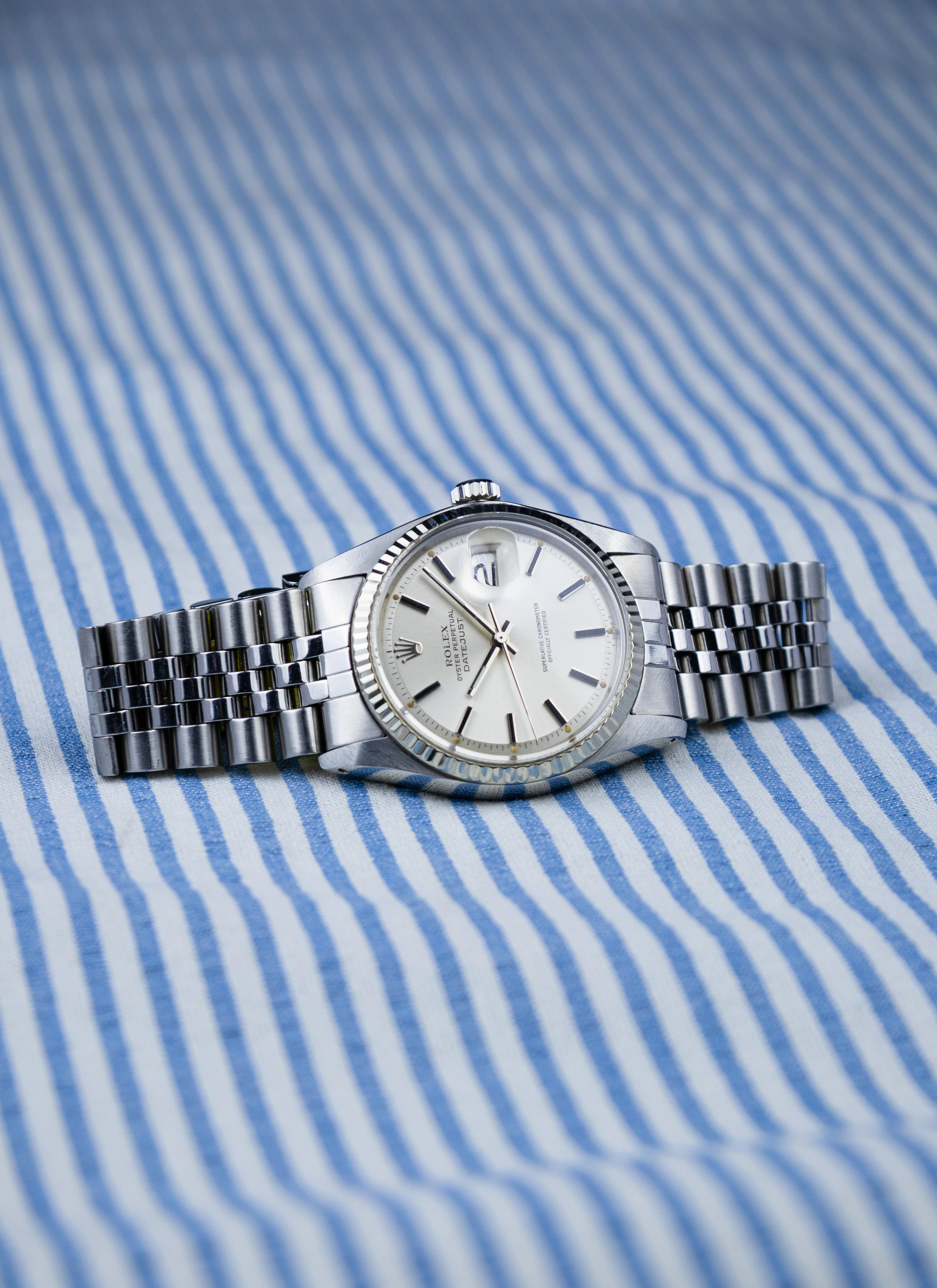 1977 Rolex Datejust 1601 cal. 1570 step dial