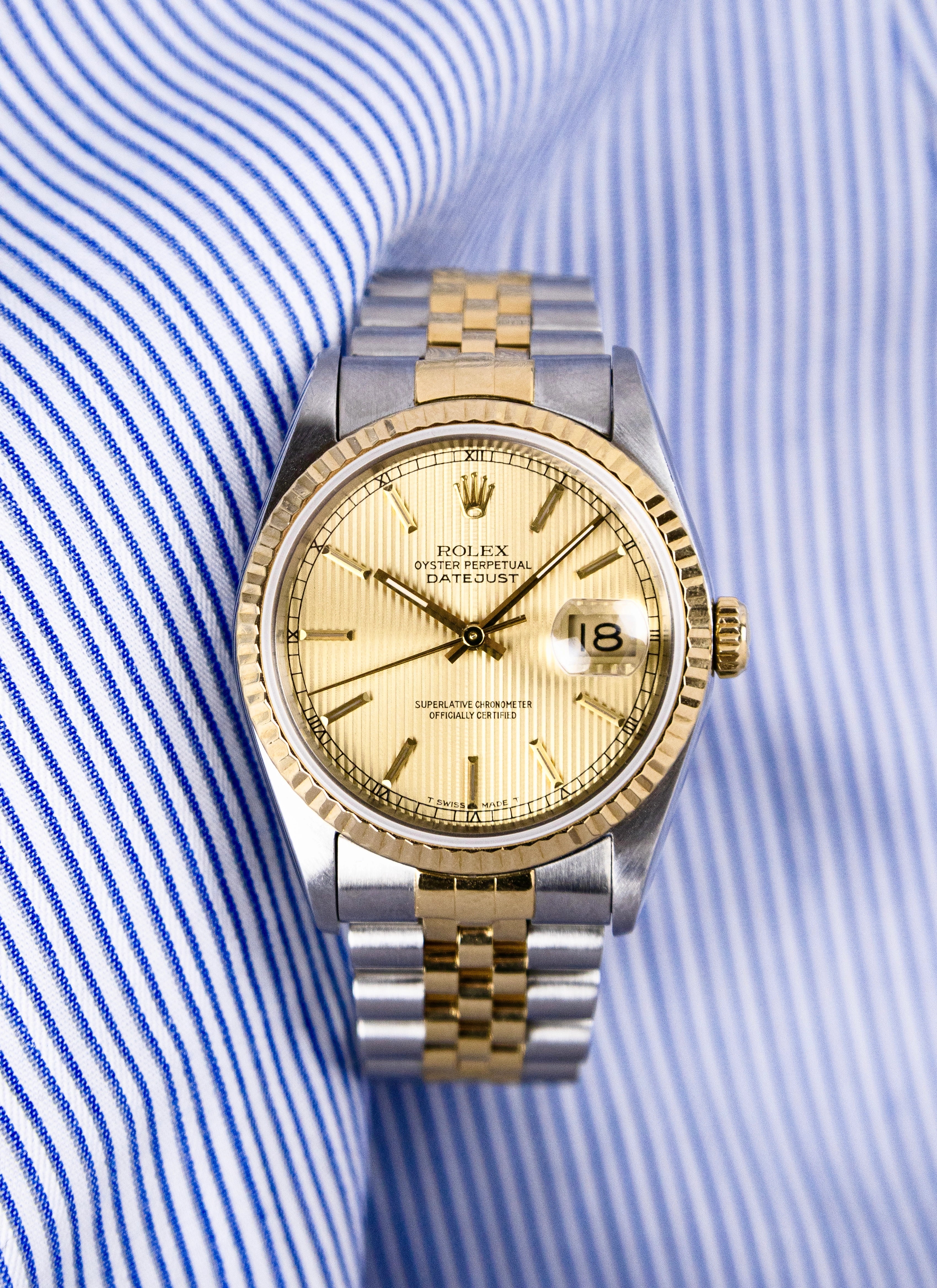 1994 Rolex Datejust 16233 Tapestry Dial Full Set