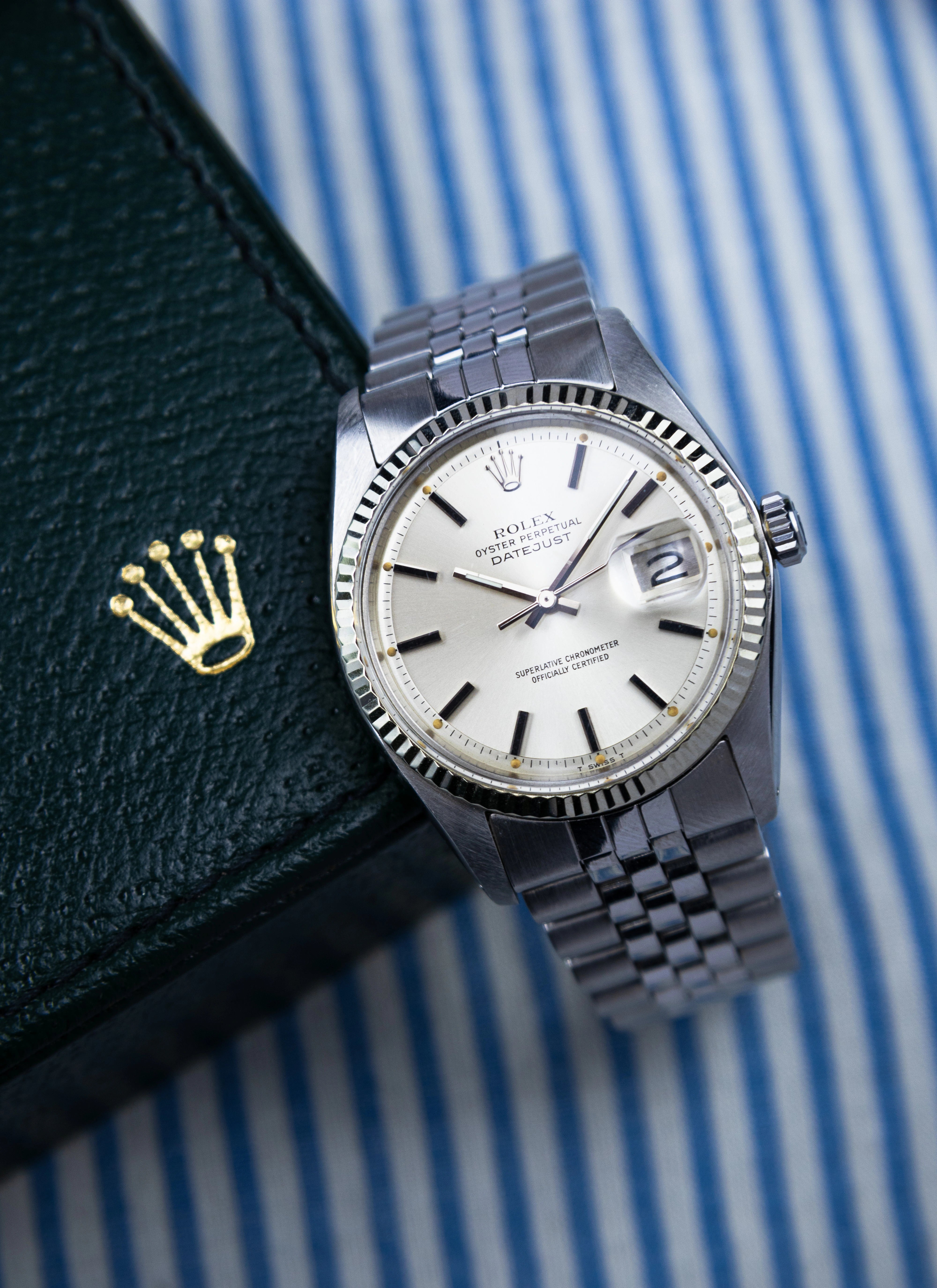 1977 Rolex Datejust 1601 cal. 1570 step dial