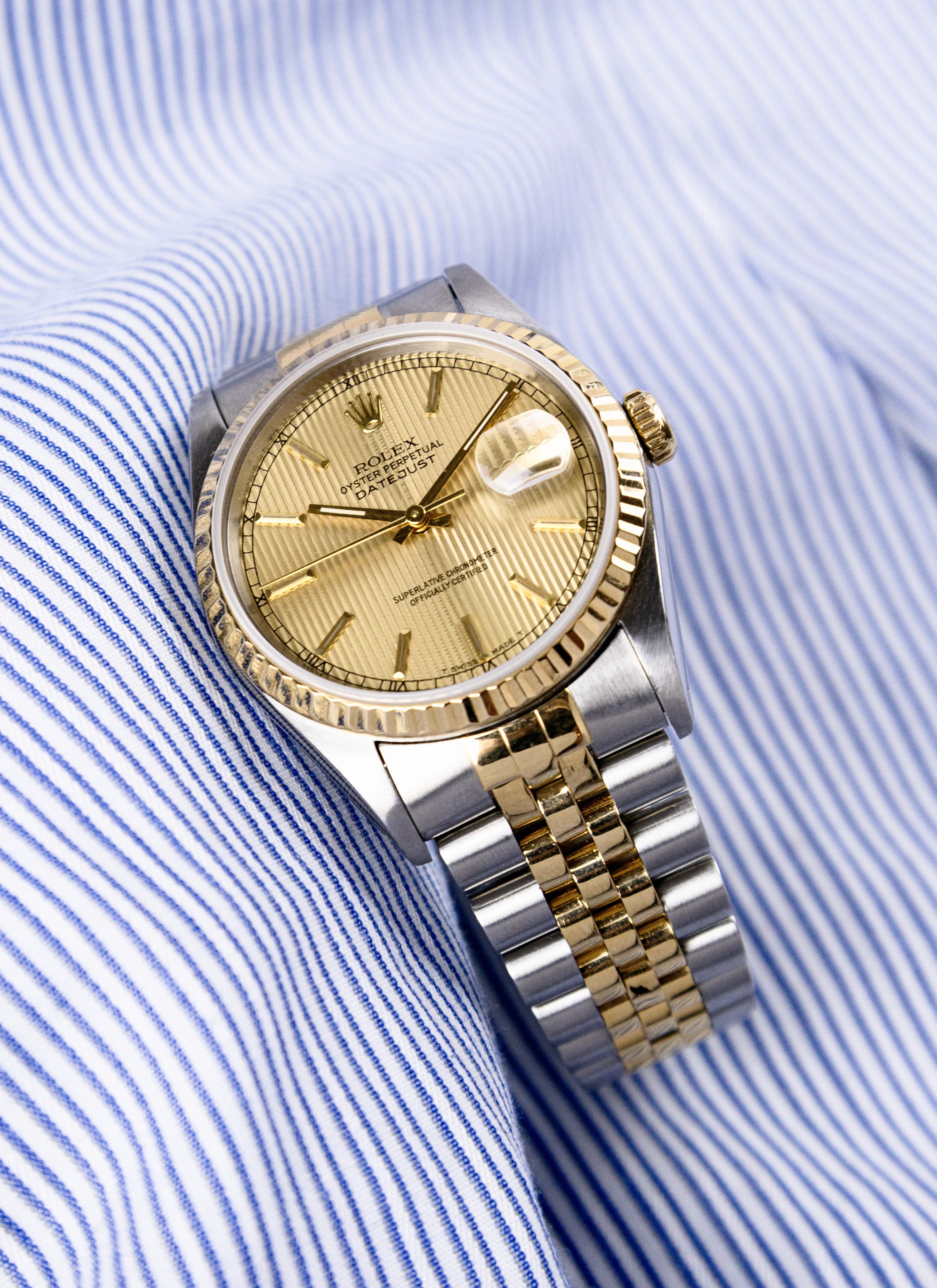 1994 Rolex Datejust 16233 Tapestry Dial Full Set
