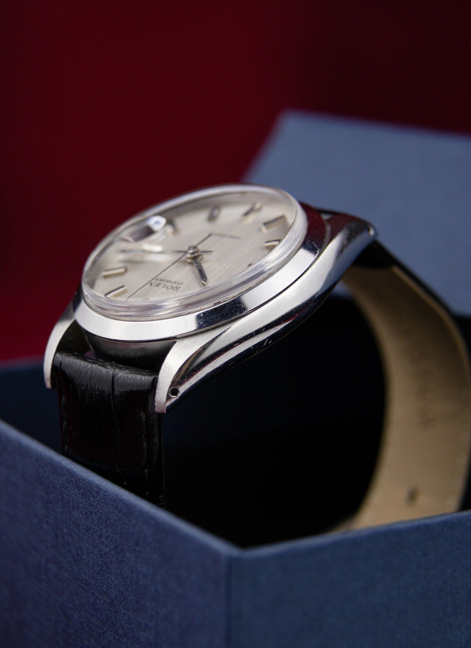 1970 Rolex Oysterdate 6694 Silver Dial