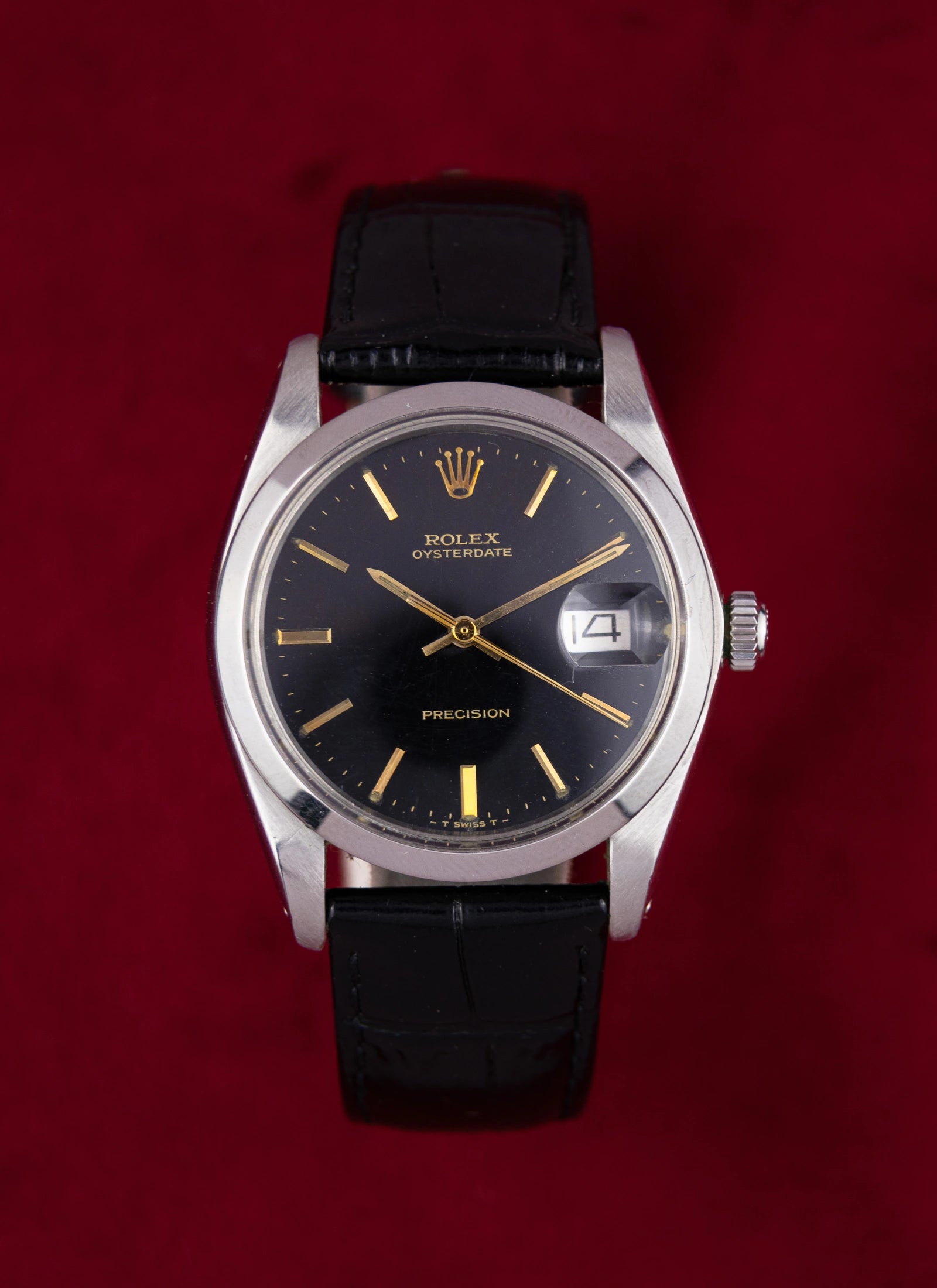 1984 Rolex Oysterdate 6694 Black Dial