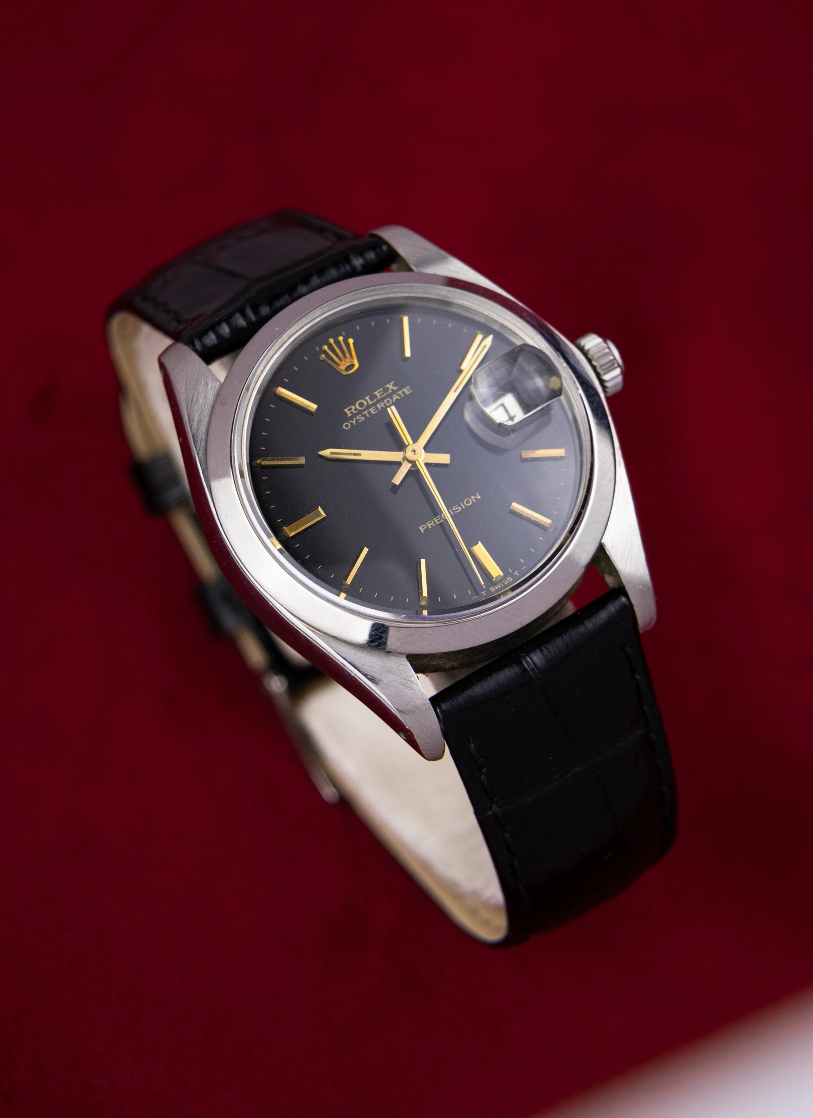 1984 Rolex Oysterdate 6694 Black Dial