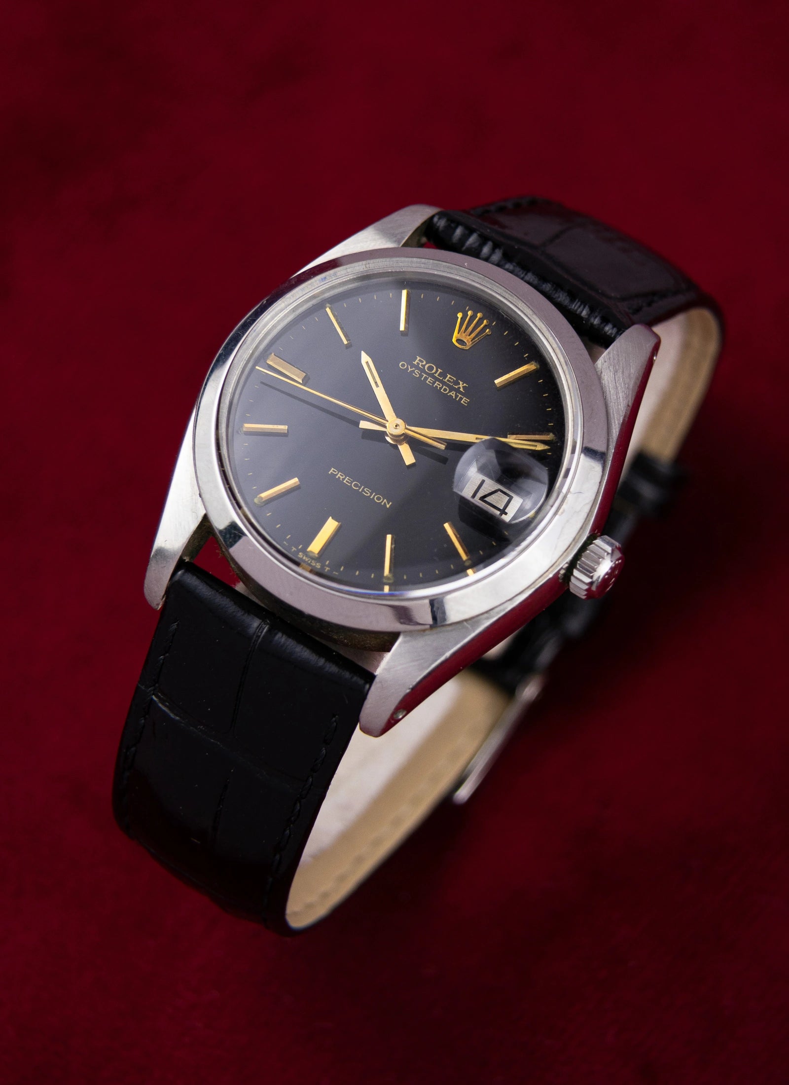 1984 Rolex Oysterdate 6694 Black Dial
