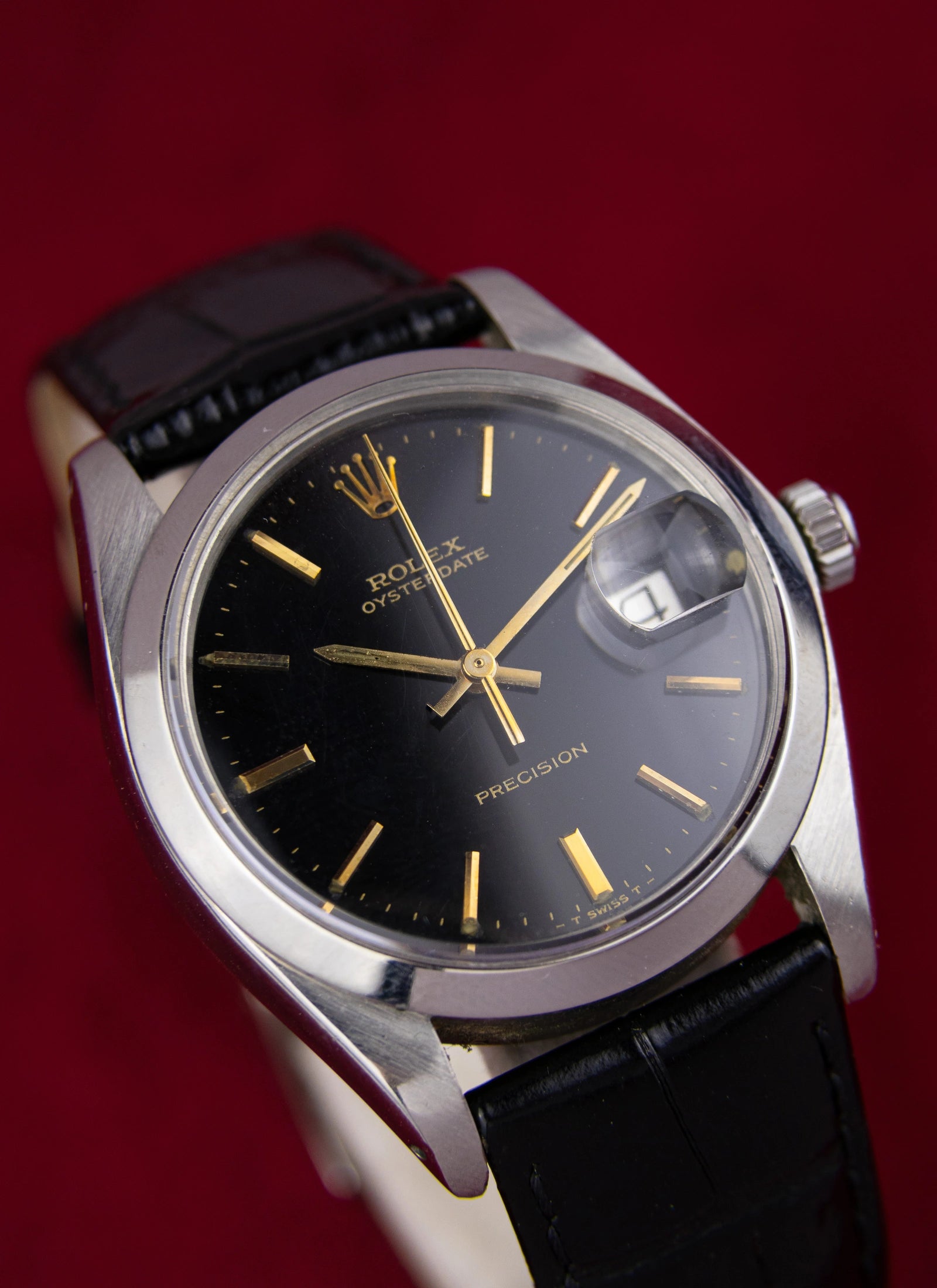 1984 Rolex Oysterdate 6694 Black Dial