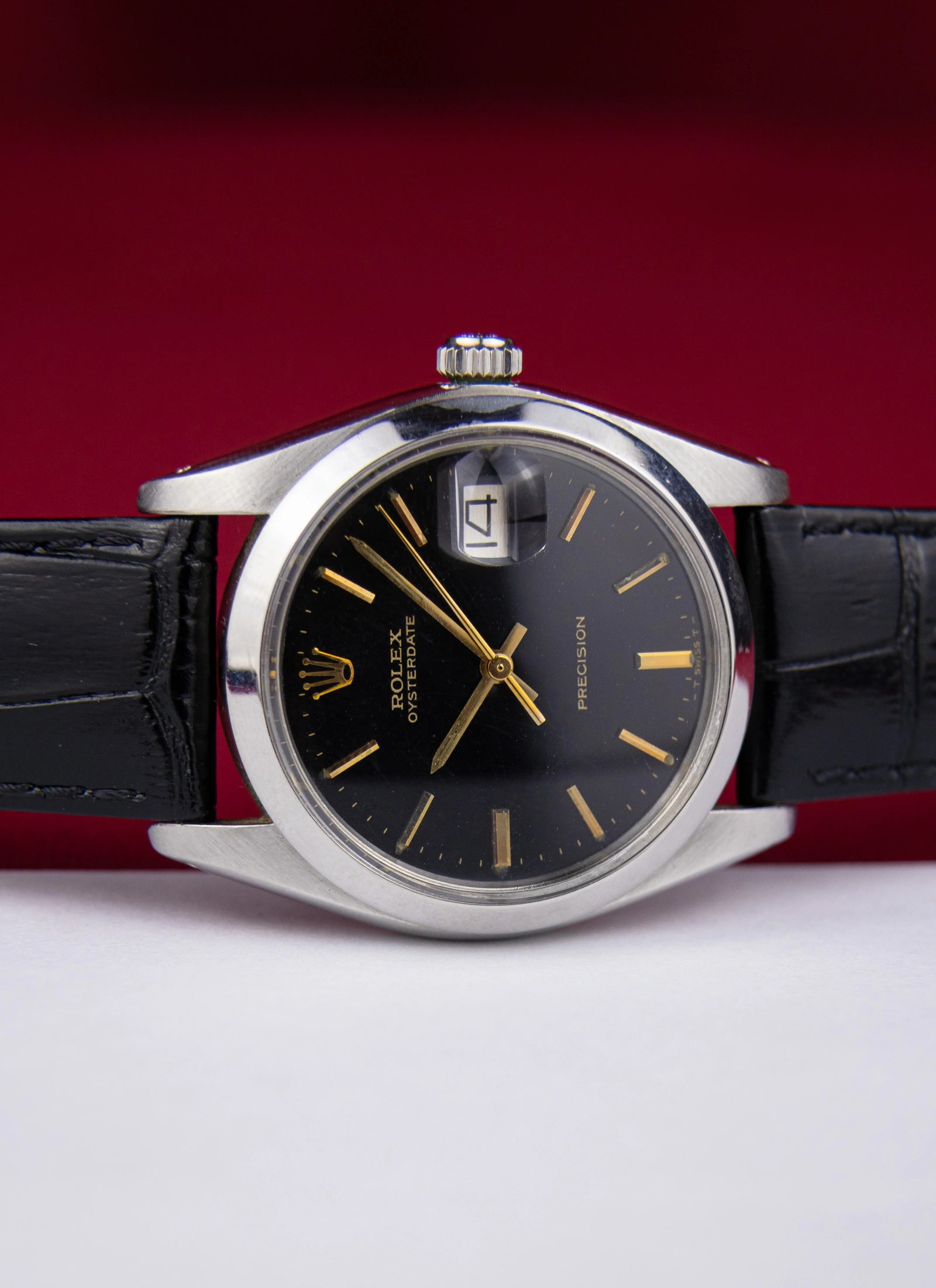 1984 Rolex Oysterdate 6694 Black Dial