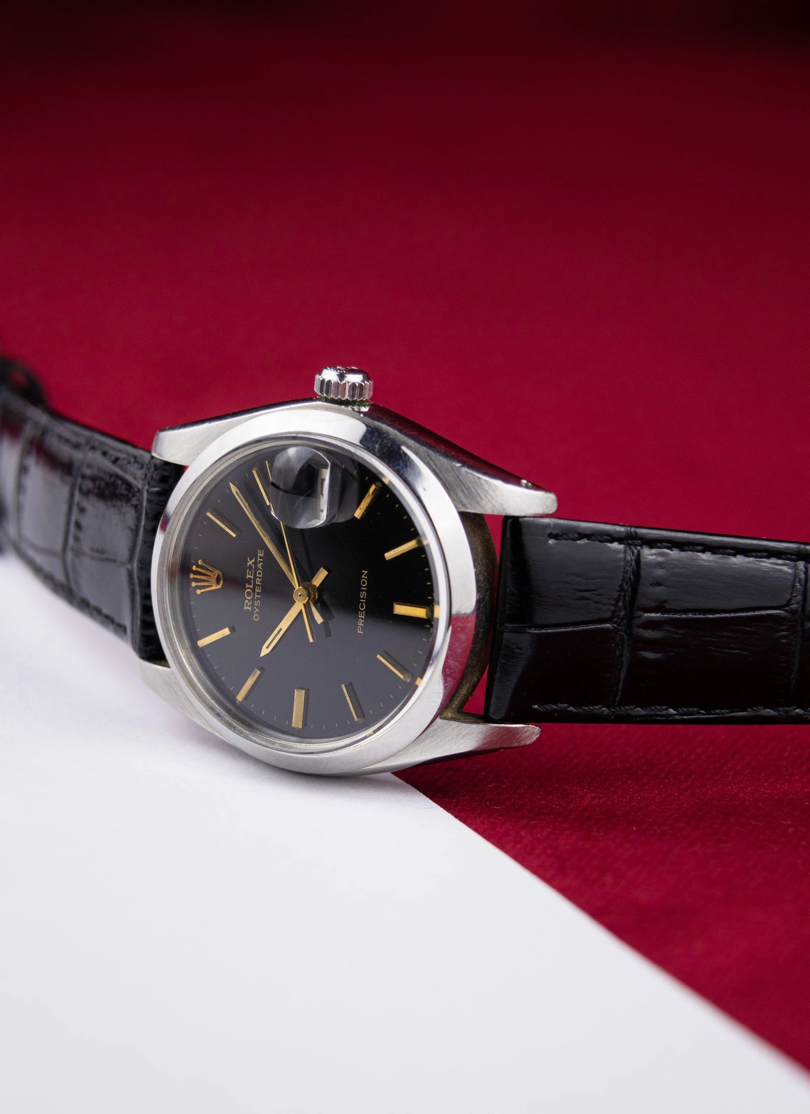 1984 Rolex Oysterdate 6694 Black Dial