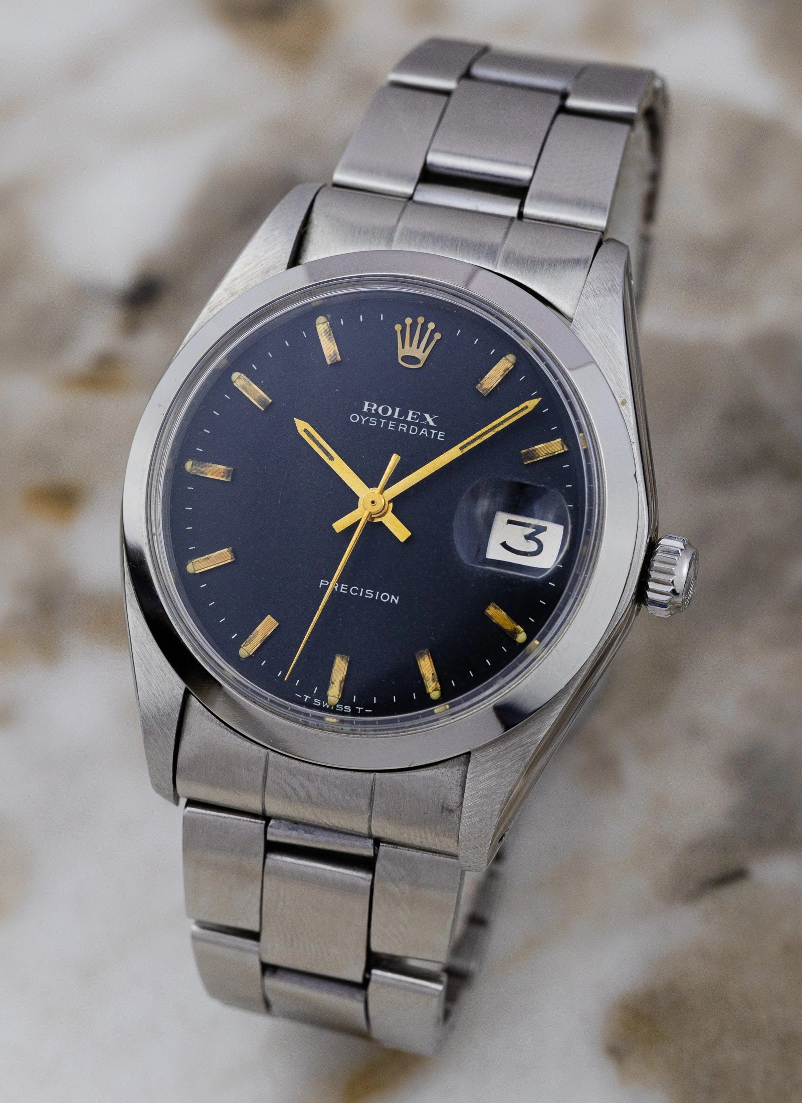 Rolex Oysterdate 6694 Black Dial