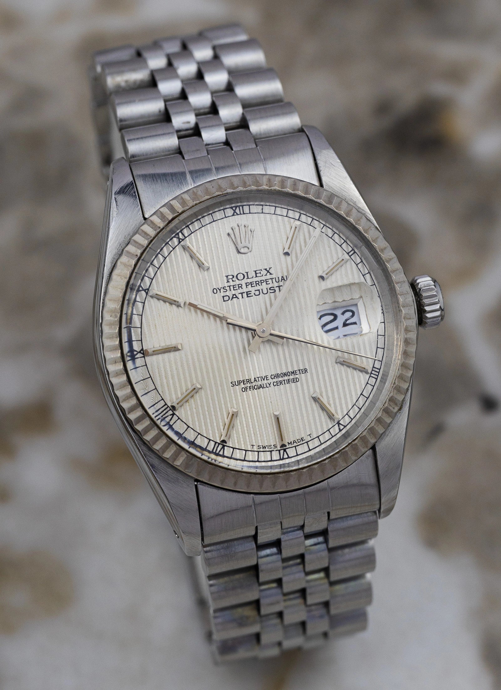 1984 Rolex Datejust Tapestry Dial 16014