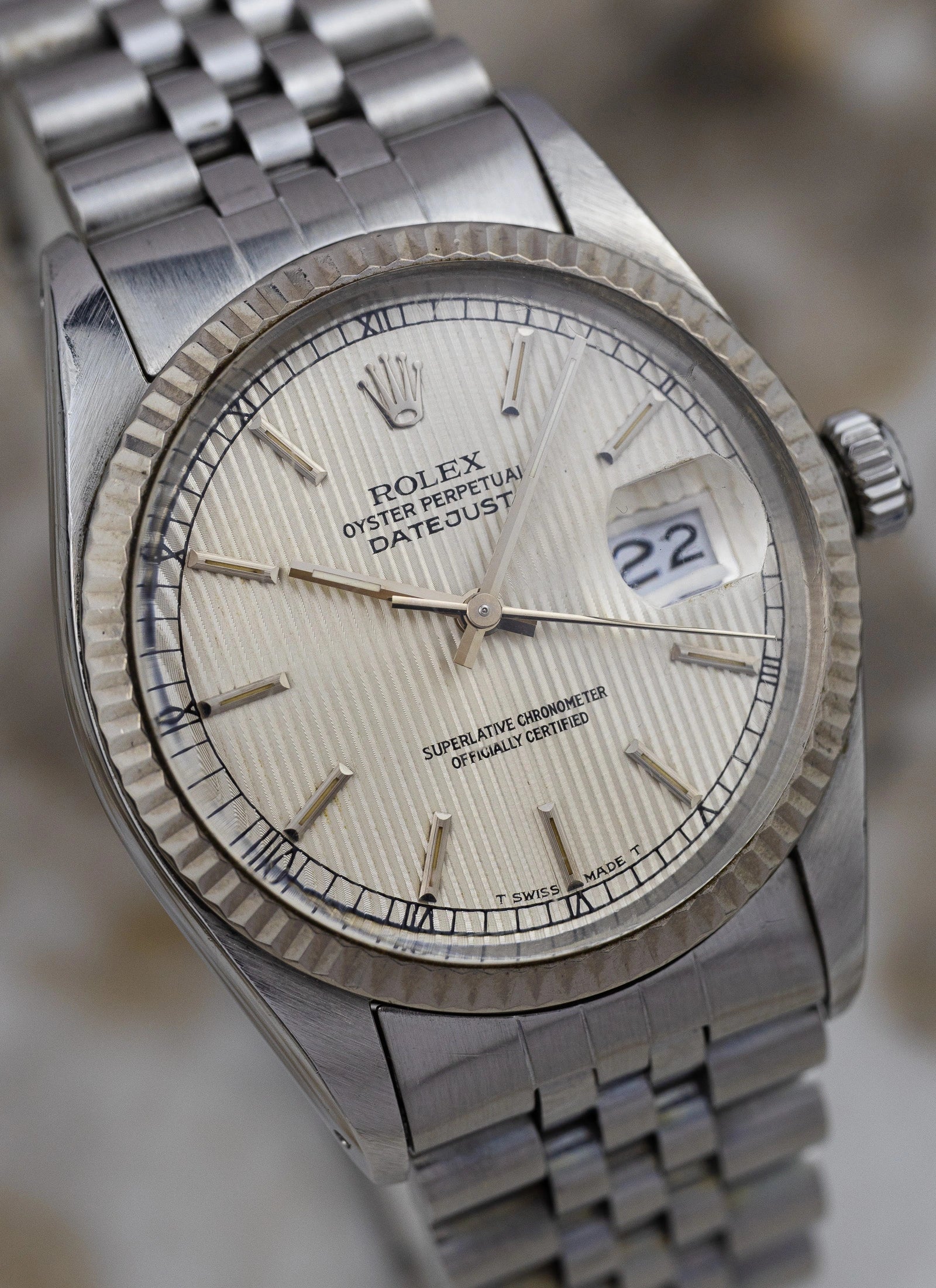 1984 Rolex Datejust Tapestry Dial 16014