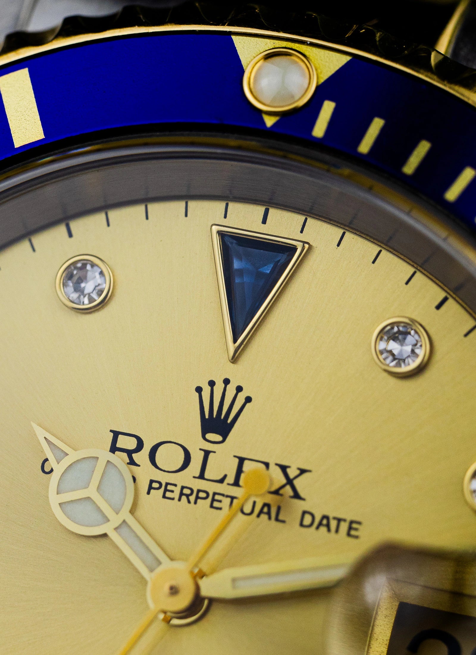 1999 Rolex Submariner Serti Dial Ref 16613