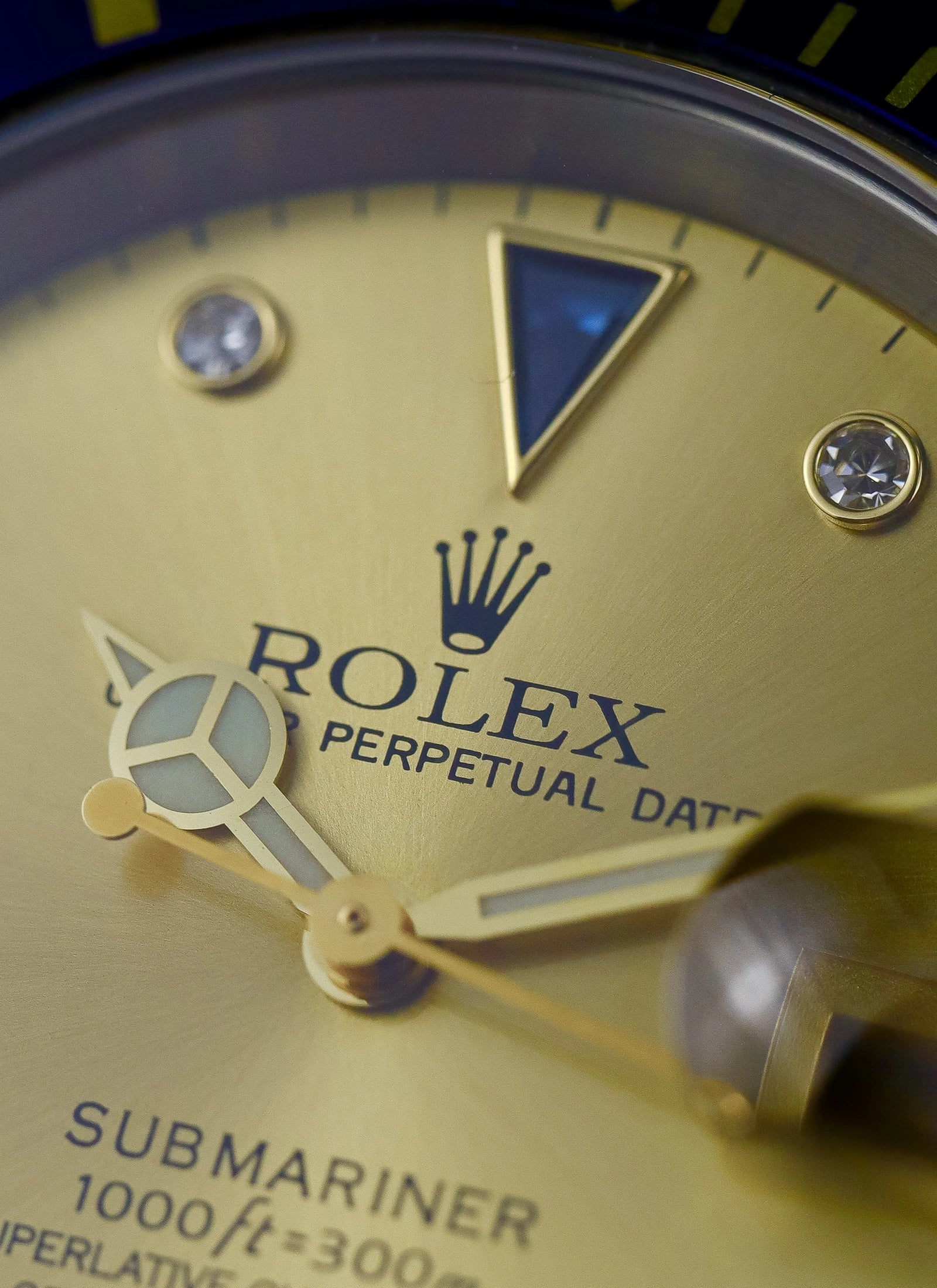1999 Rolex Submariner Serti Dial Ref 16613