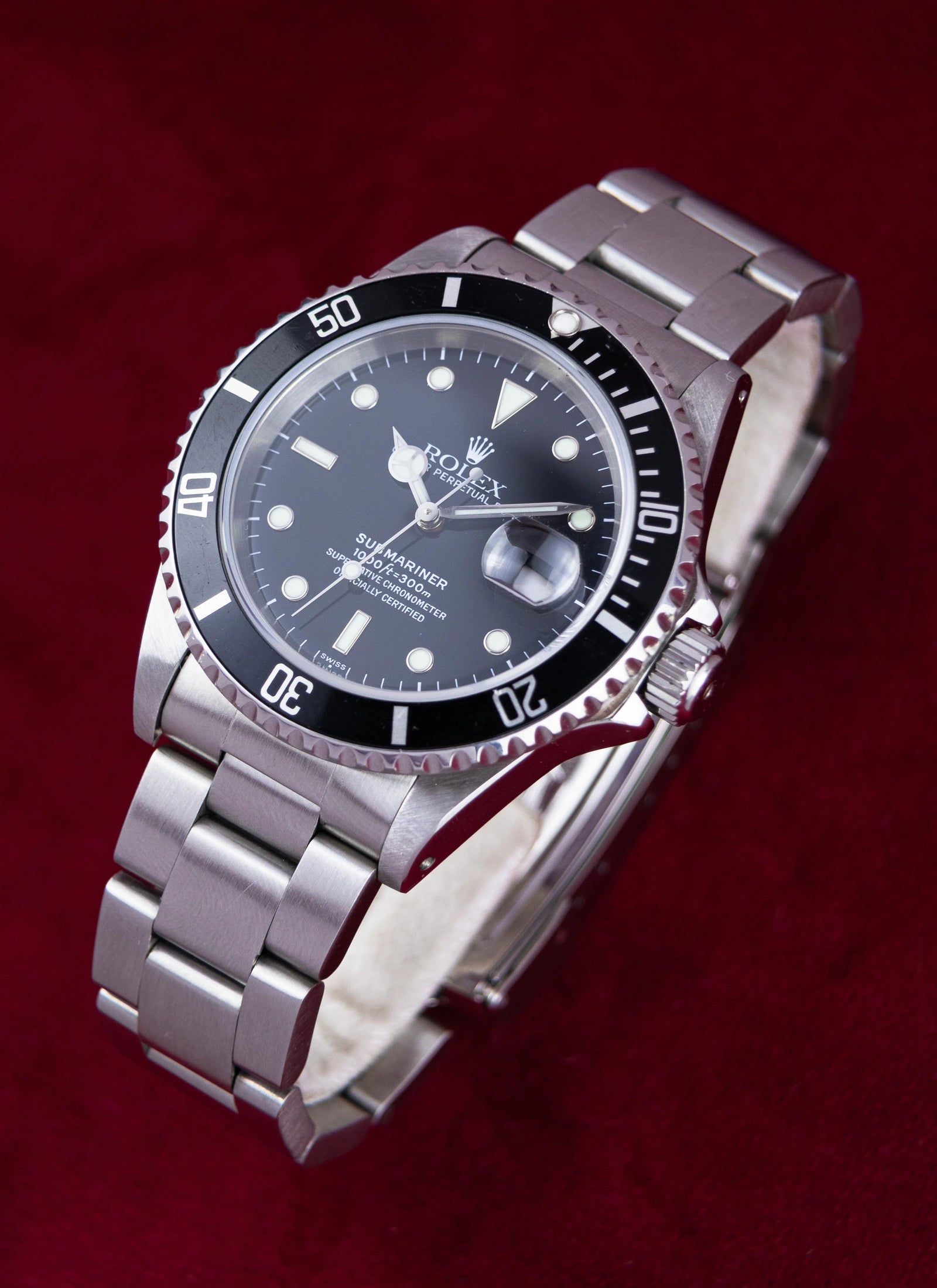 1999 Rolex Submariner 16610 "Swiss Only" Dial