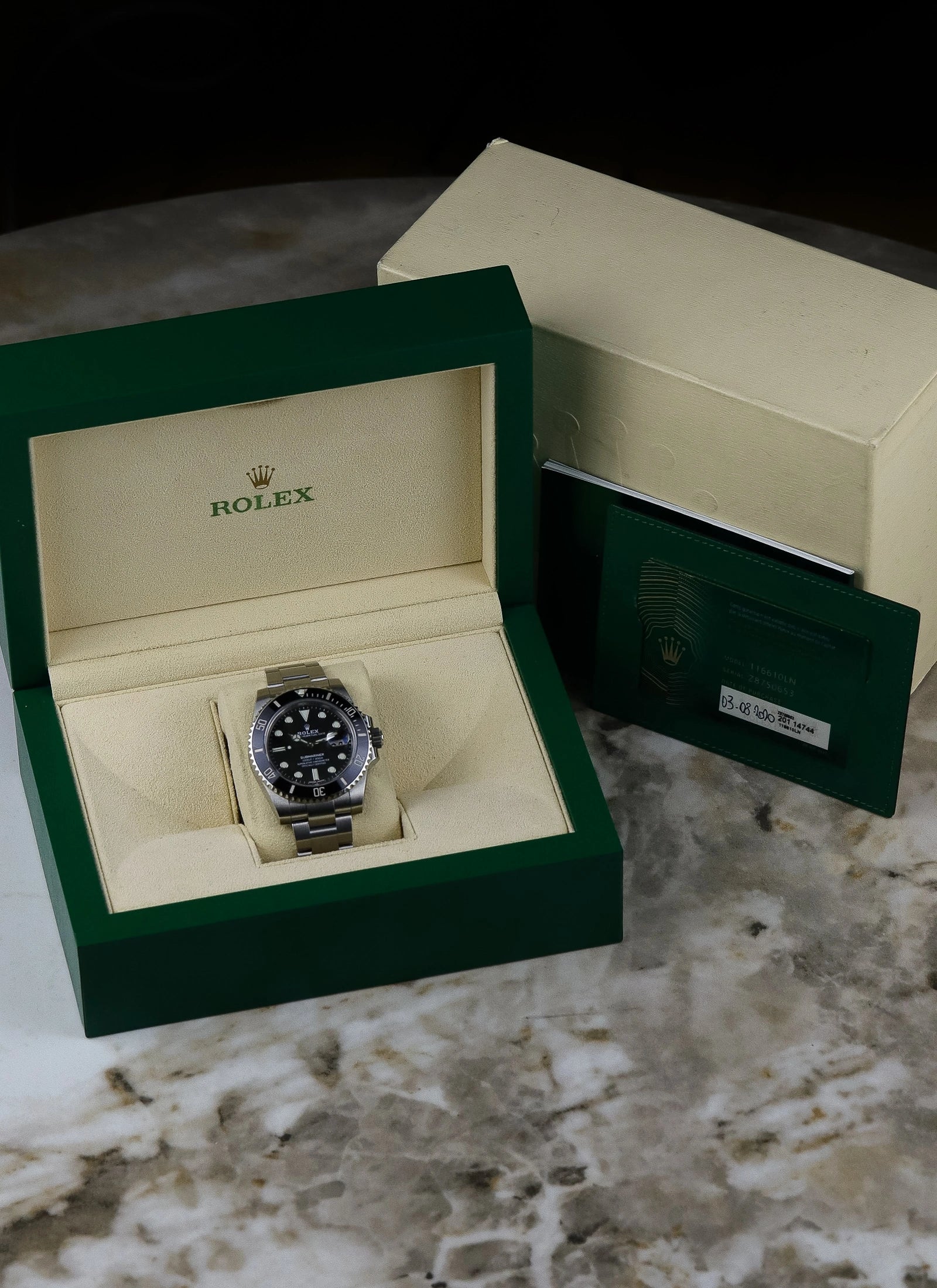 2020 Rolex Submariner Ref 116610LN Full Set