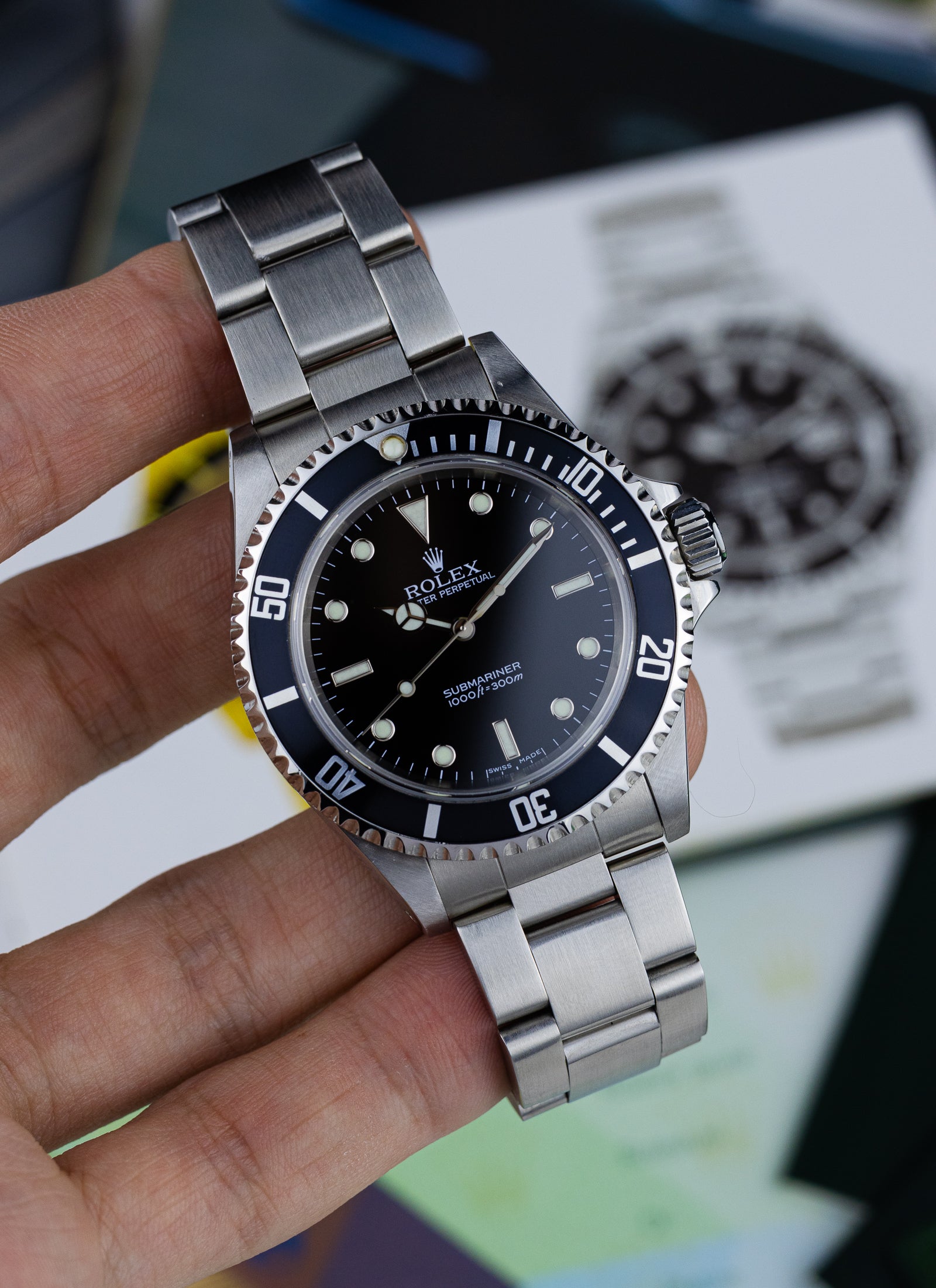 2006 Rolex Submariner No-date 14060M Full Set
