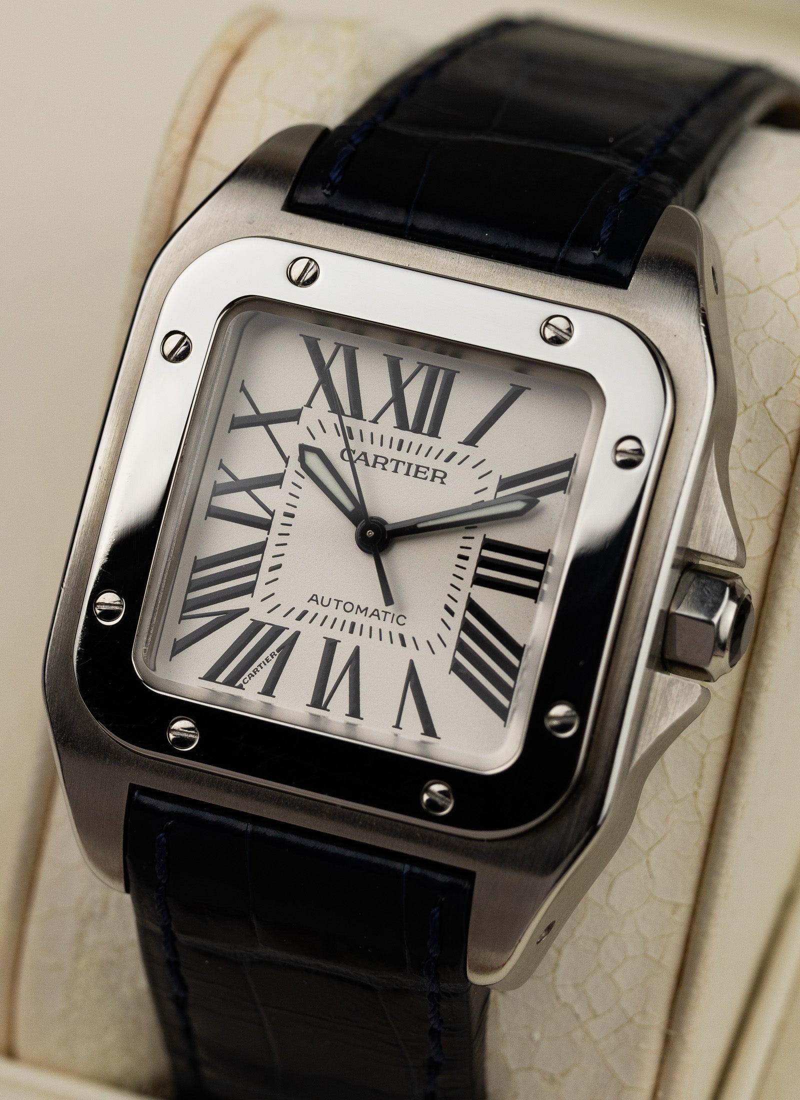 2000s Cartier Santos 100 Medium 2878