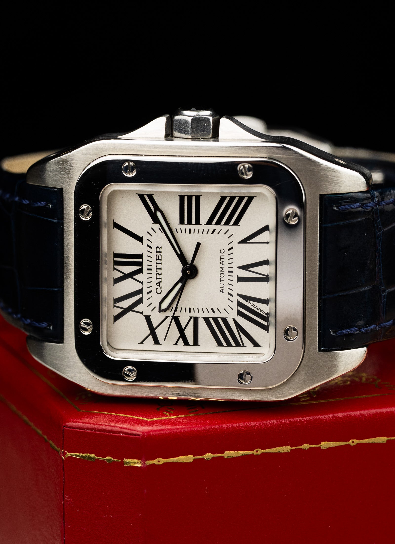 2000s Cartier Santos 100 Medium 2878