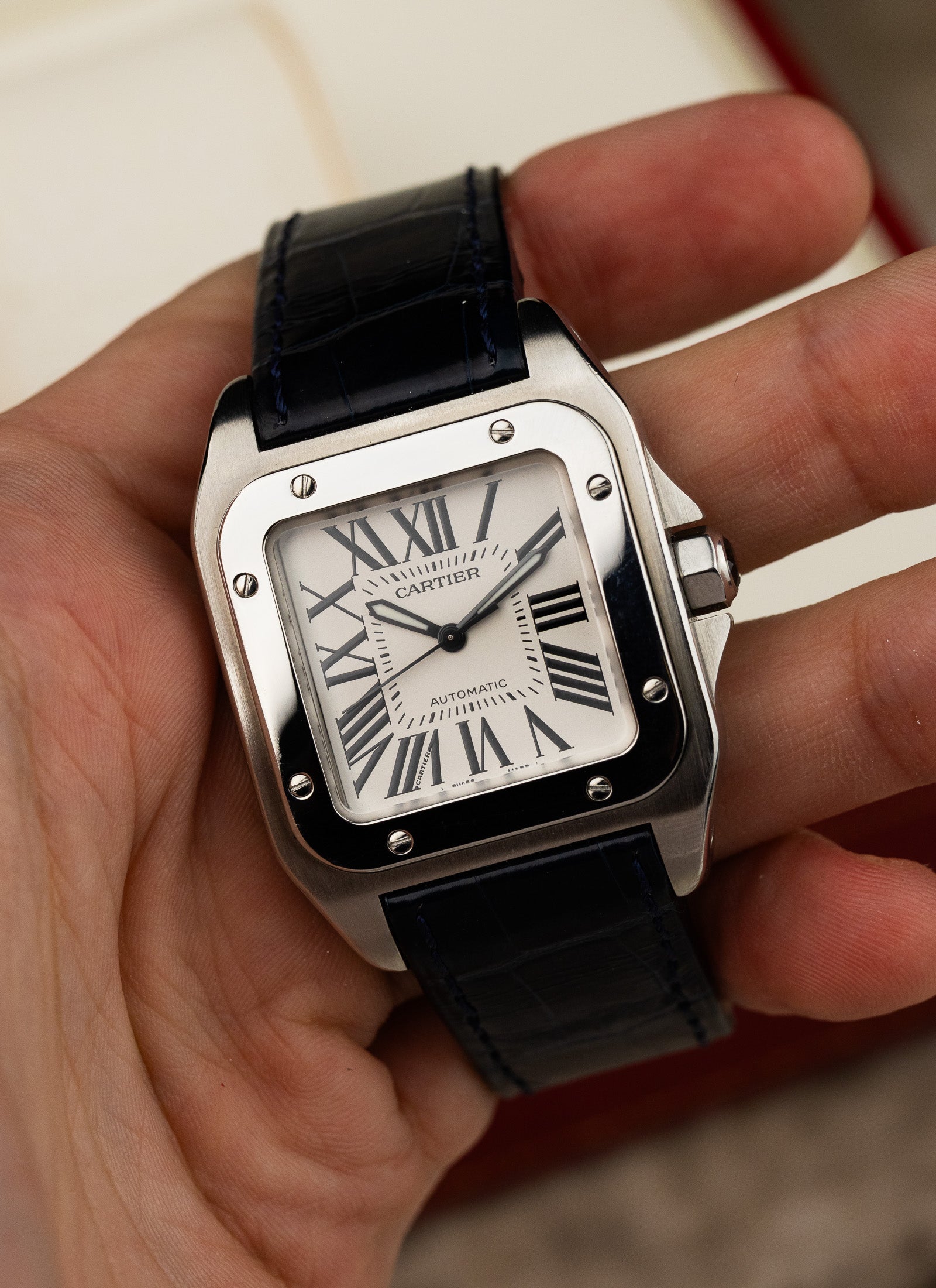 2000s Cartier Santos 100 Medium 2878