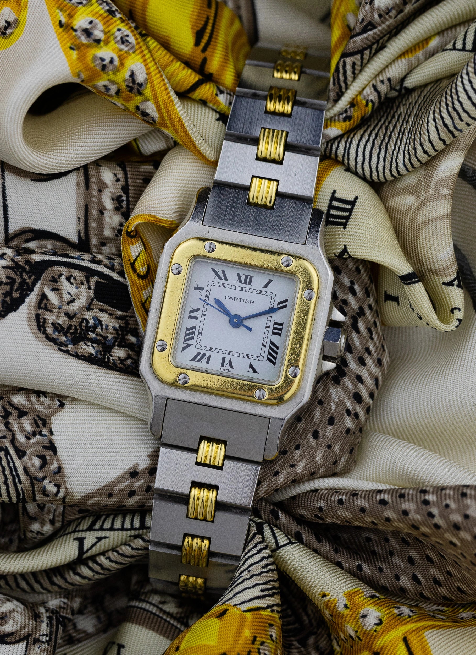 1990s Lady Cartier Santos Galbee Automatic 0902