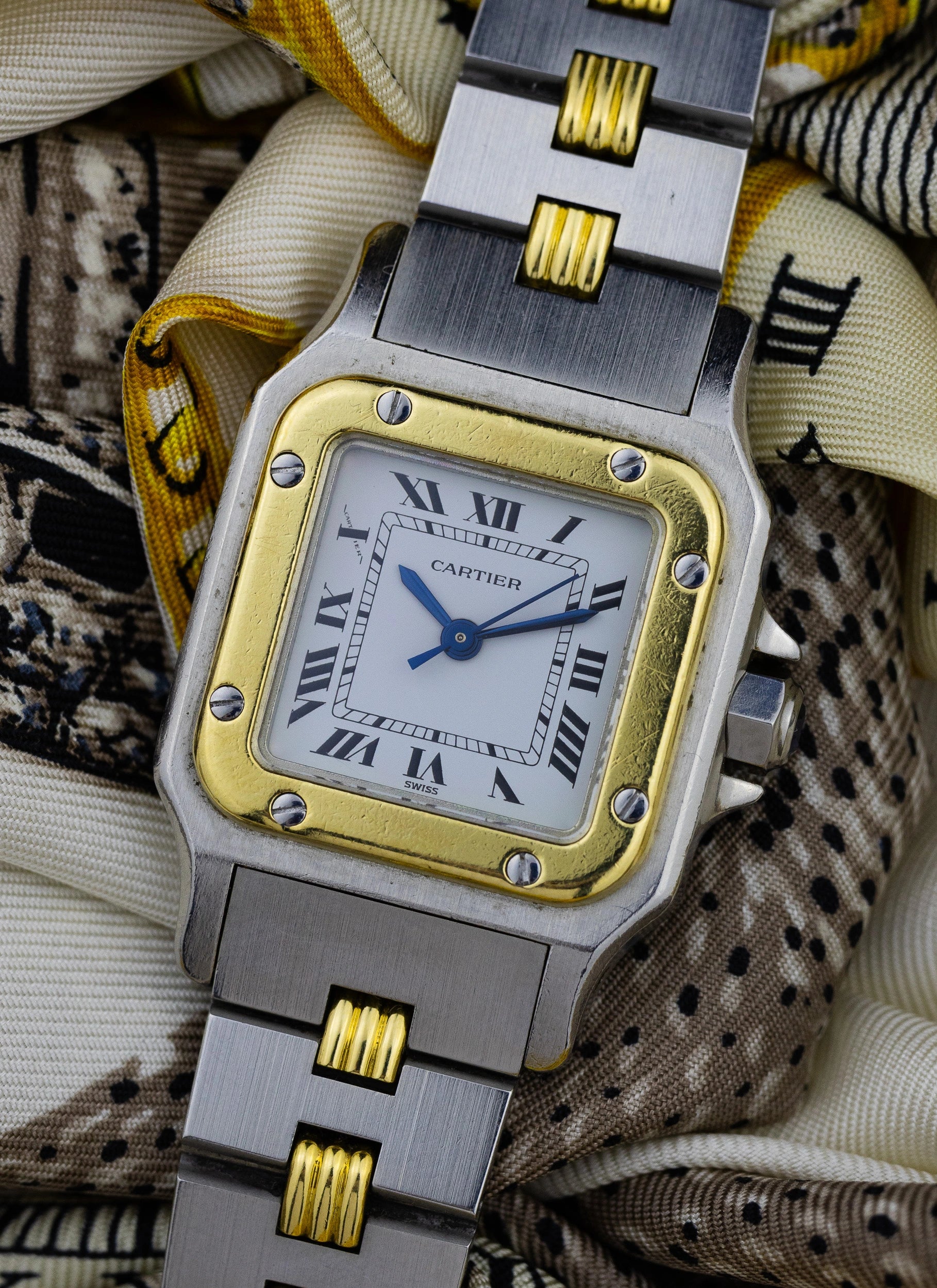 1990s Lady Cartier Santos Galbee Automatic 0902