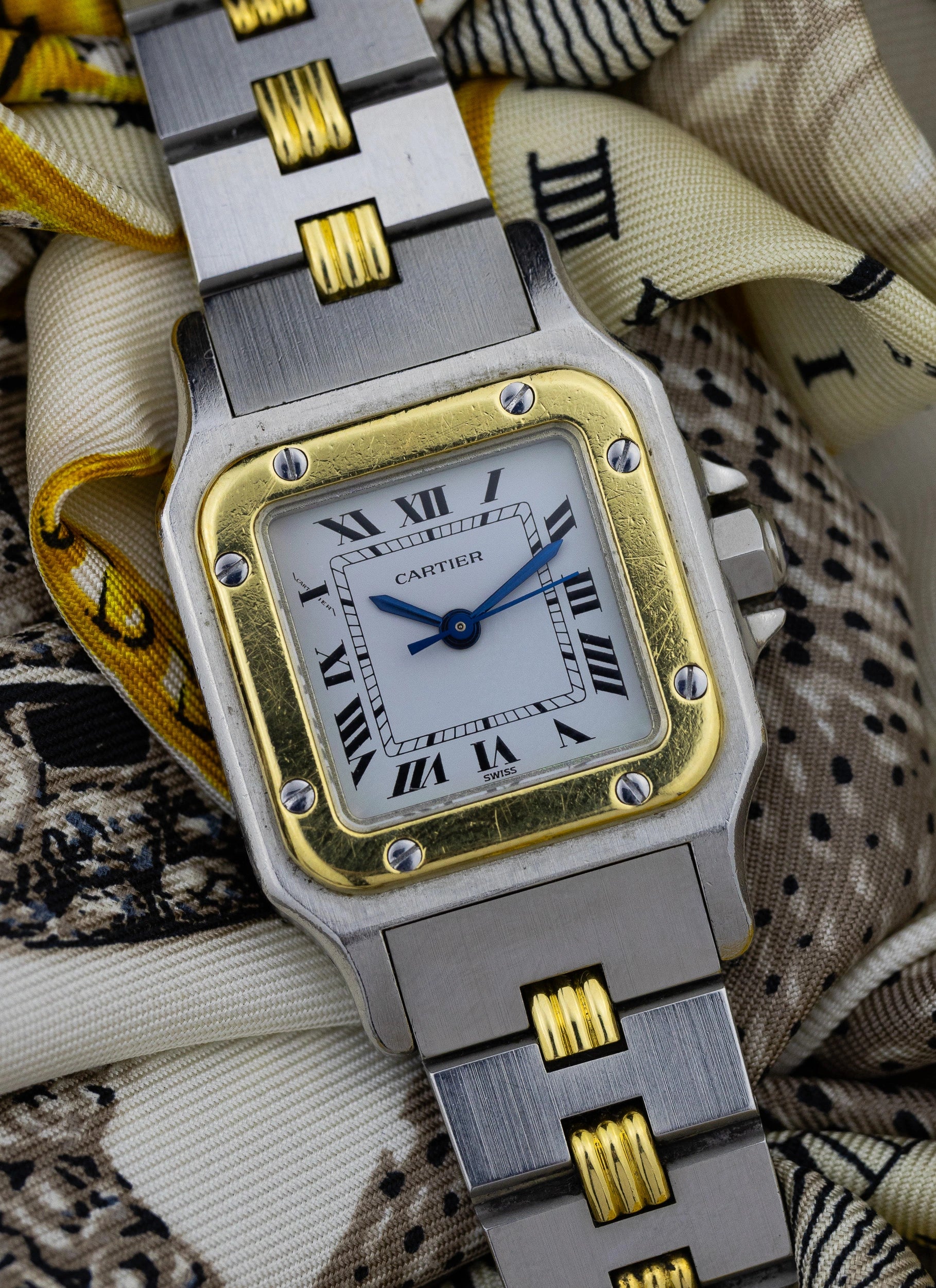 1990s Lady Cartier Santos Galbee Automatic 0902