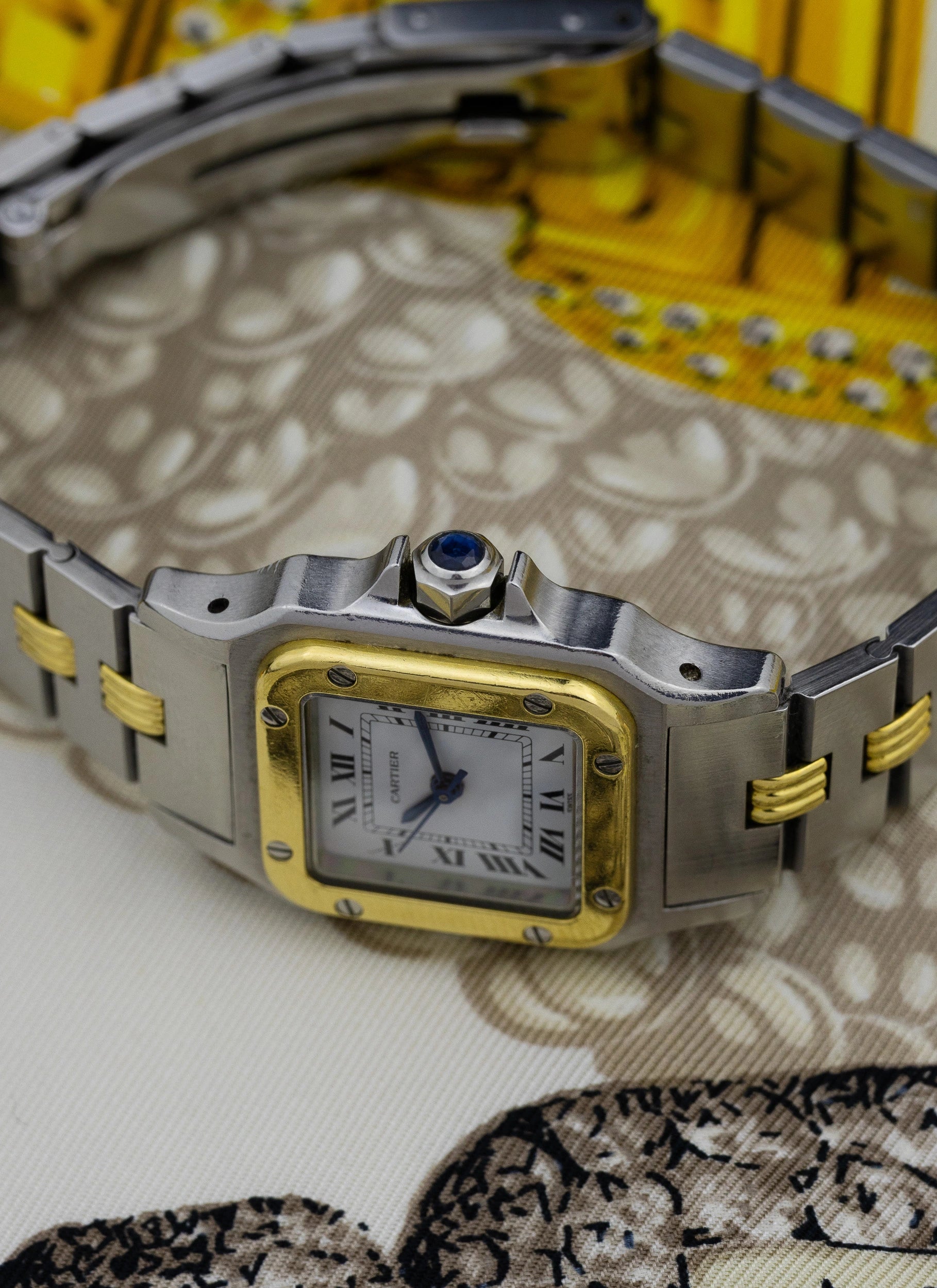 1990s Lady Cartier Santos Galbee Automatic 0902