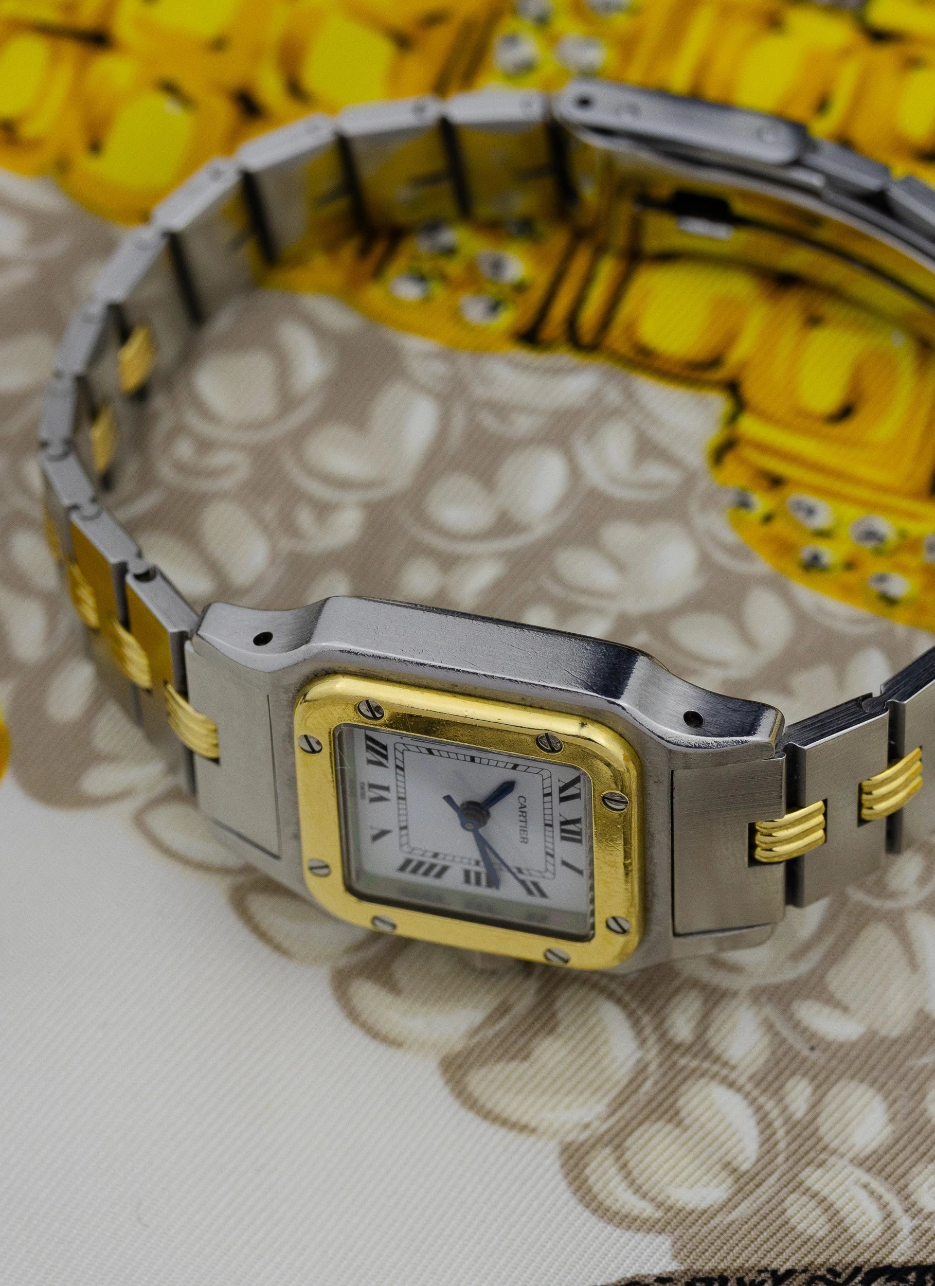 1990s Lady Cartier Santos Galbee Automatic 0902