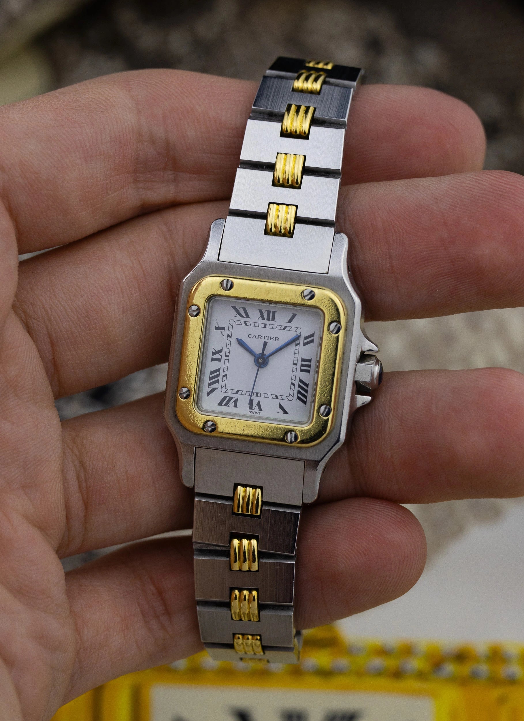 1990s Lady Cartier Santos Galbee Automatic 0902
