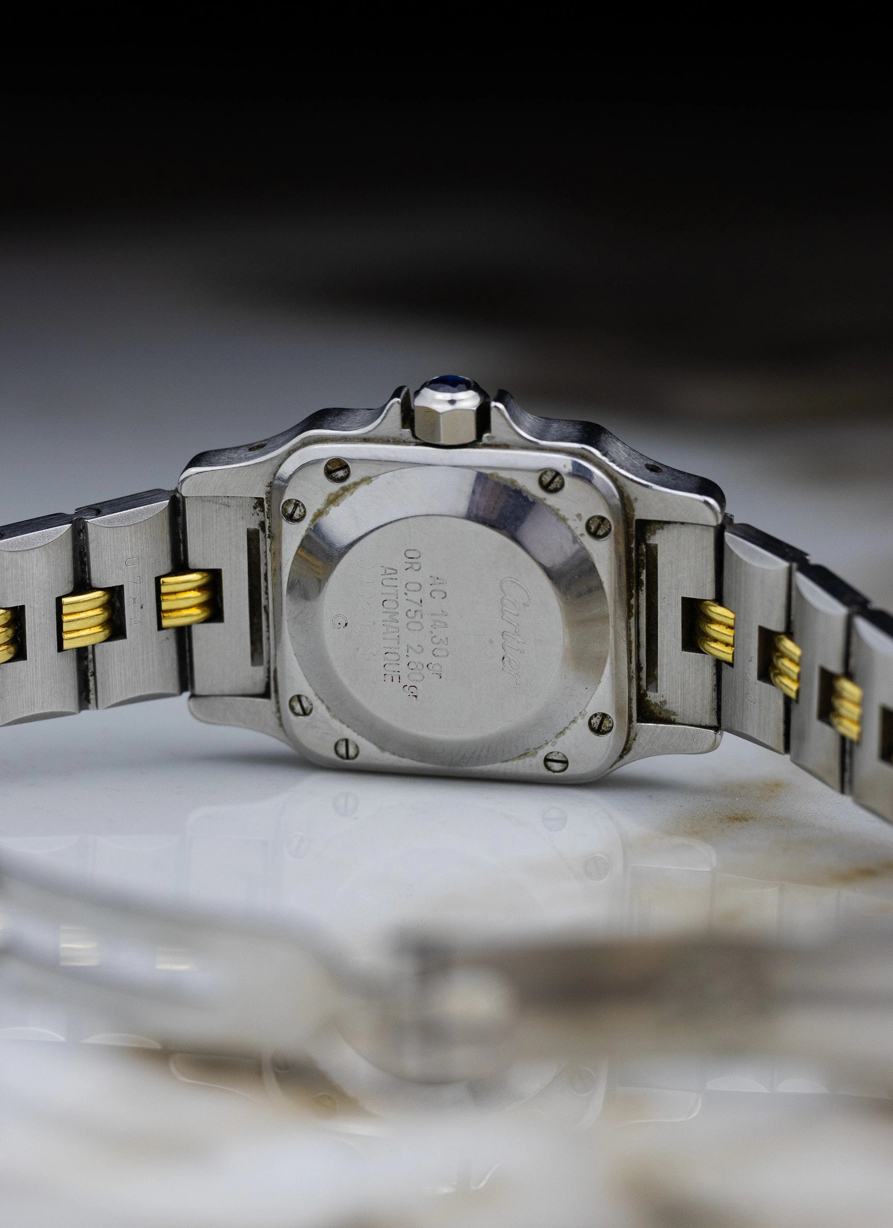 1990s Lady Cartier Santos Galbee Automatic 0902