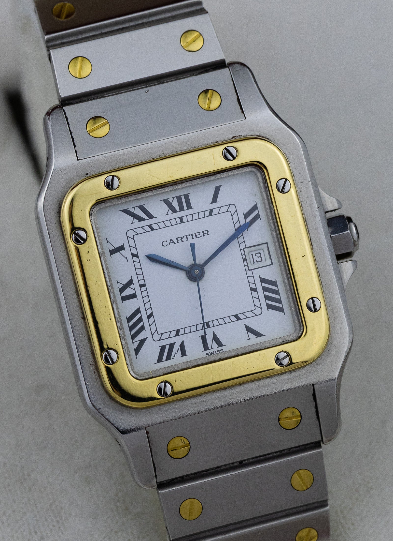 1990s Cartier Santos Caree Automatique Box