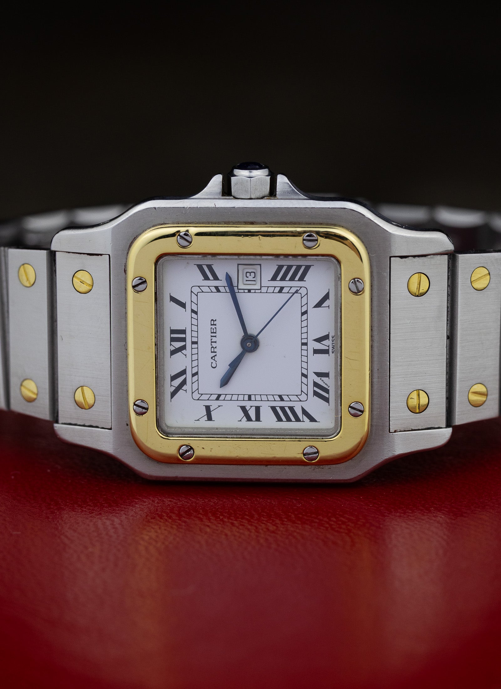 1990s Cartier Santos Caree Automatique Box