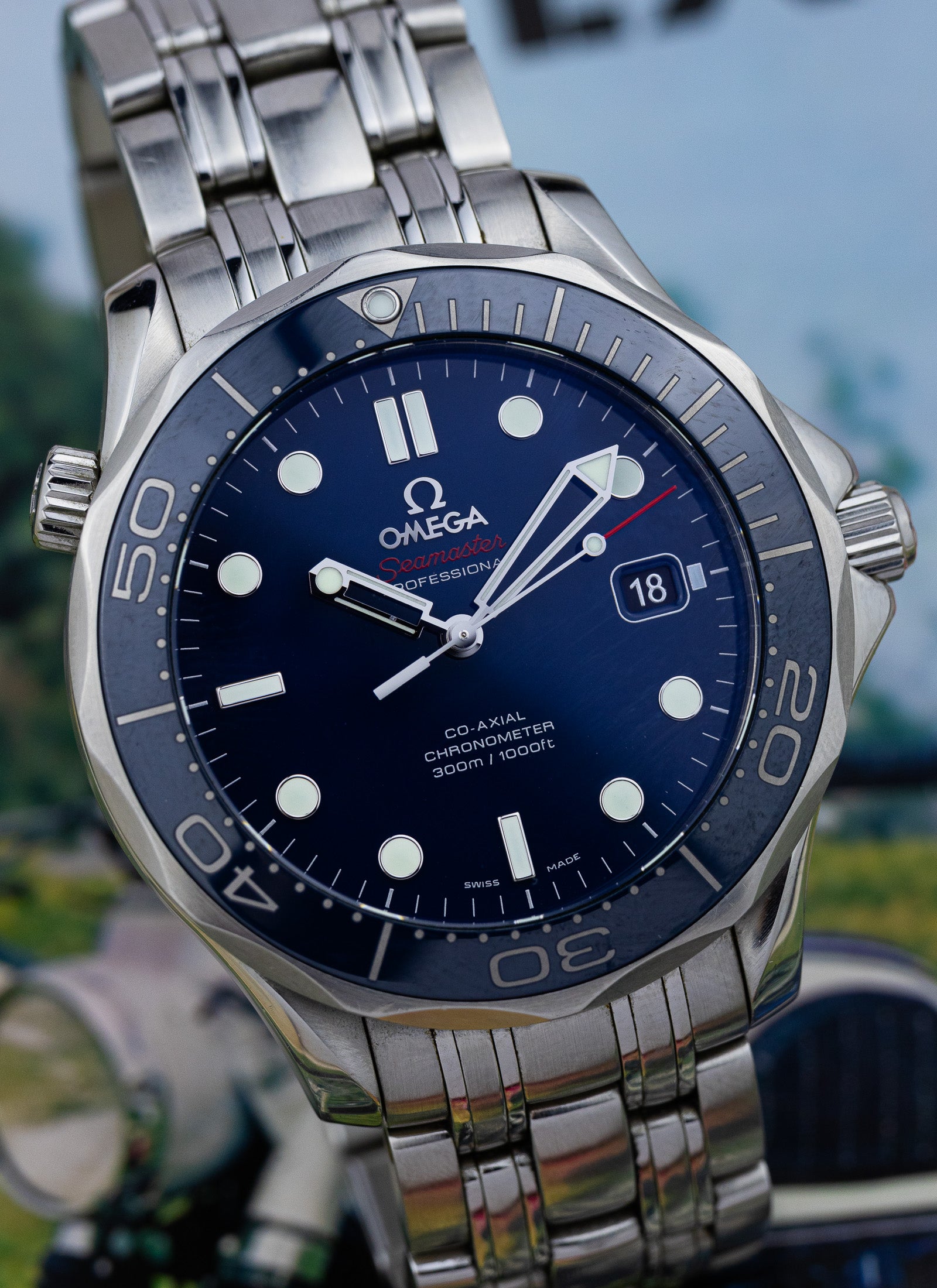 2013 Omega Seamaster 300m 212.30.41.20.03.001 cal. 2500 Full Set