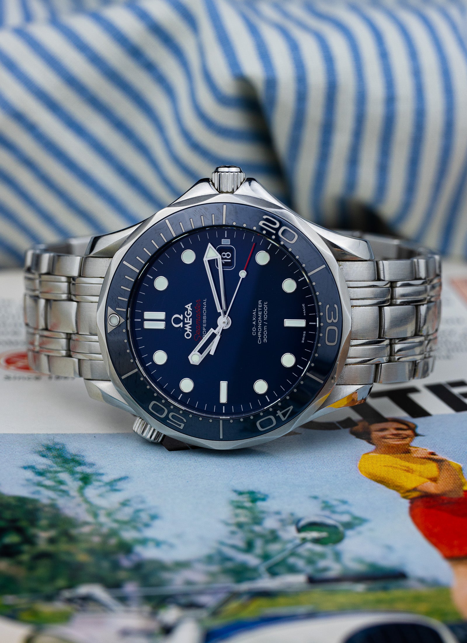 2013 Omega Seamaster 300m 212.30.41.20.03.001 cal. 2500 Full Set