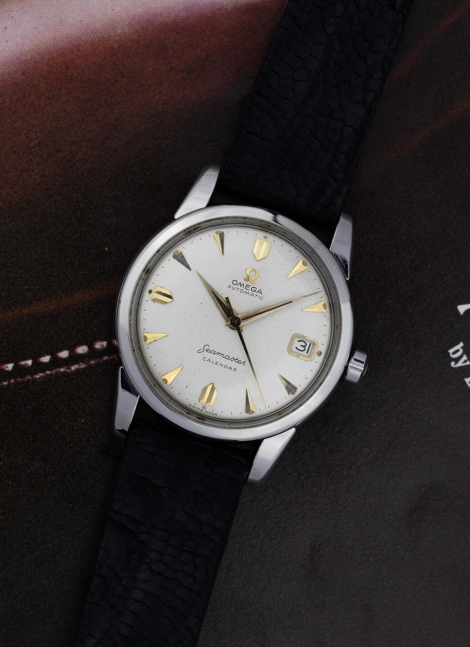 1958 Omega Seamaster Calendar Fat Lugs 2849-7 cal. 503 Serviced