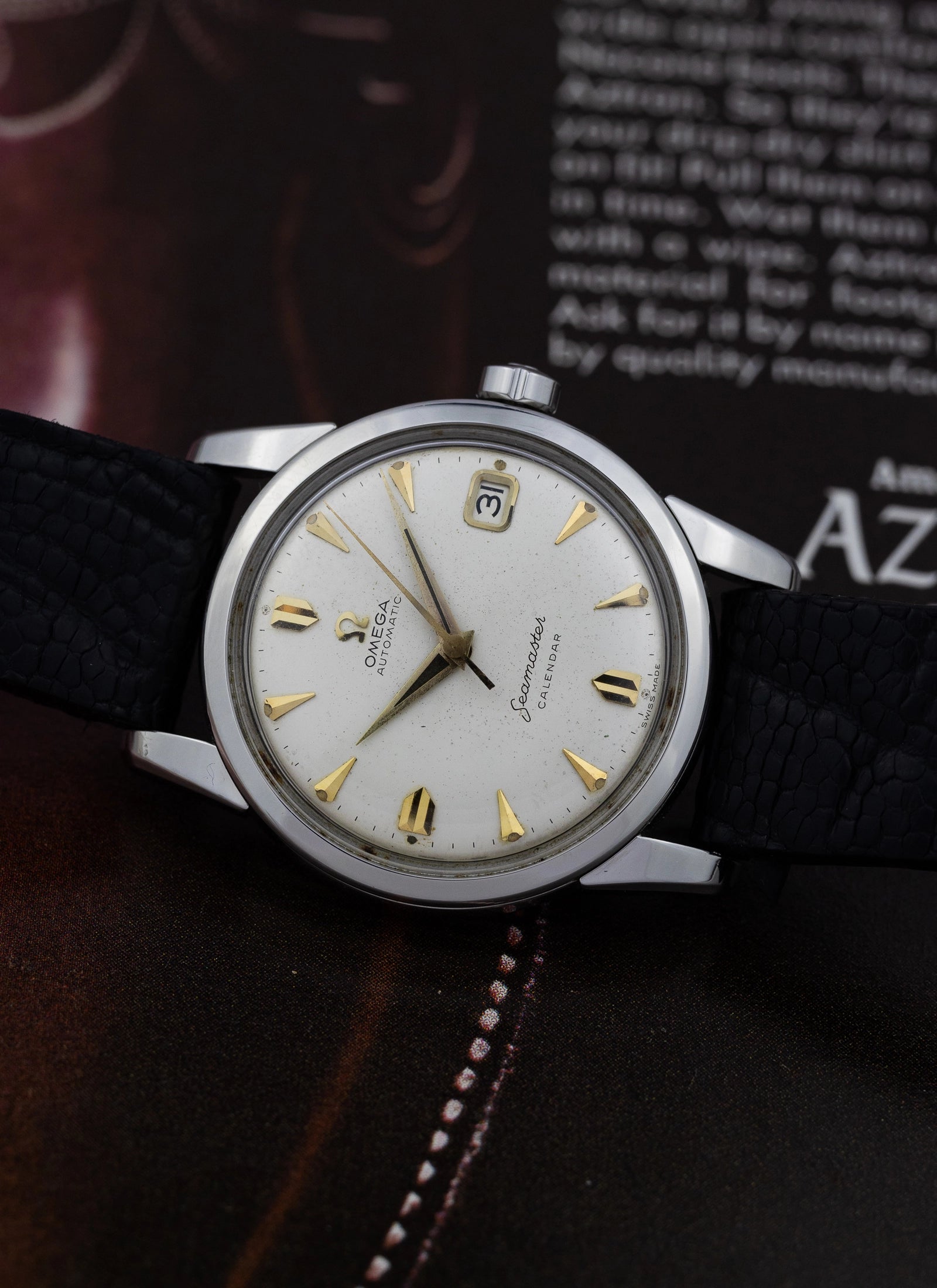 1958 Omega Seamaster Calendar Fat Lugs 2849-7 cal. 503 Serviced