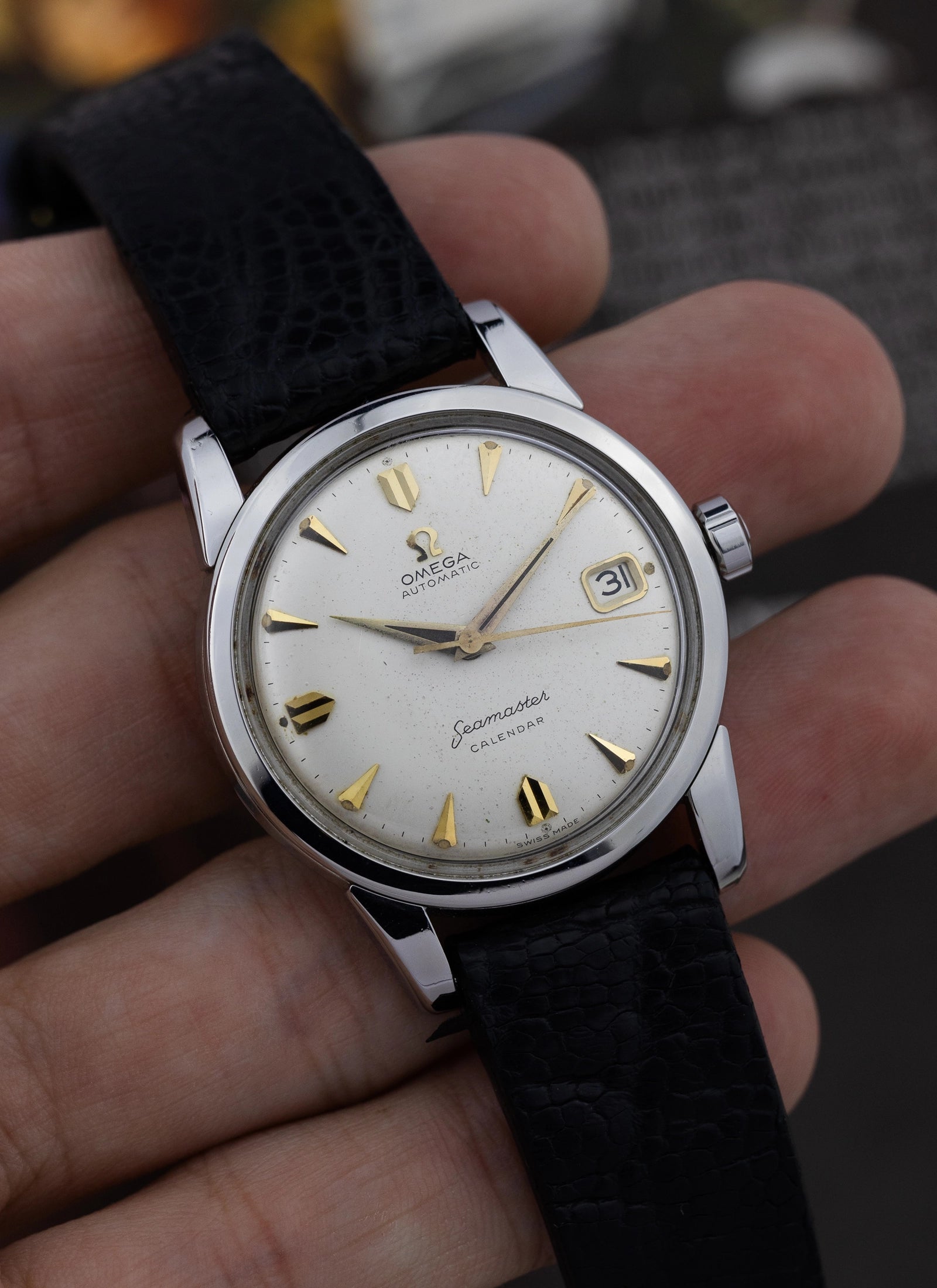 1958 Omega Seamaster Calendar Fat Lugs 2849-7 cal. 503 Serviced