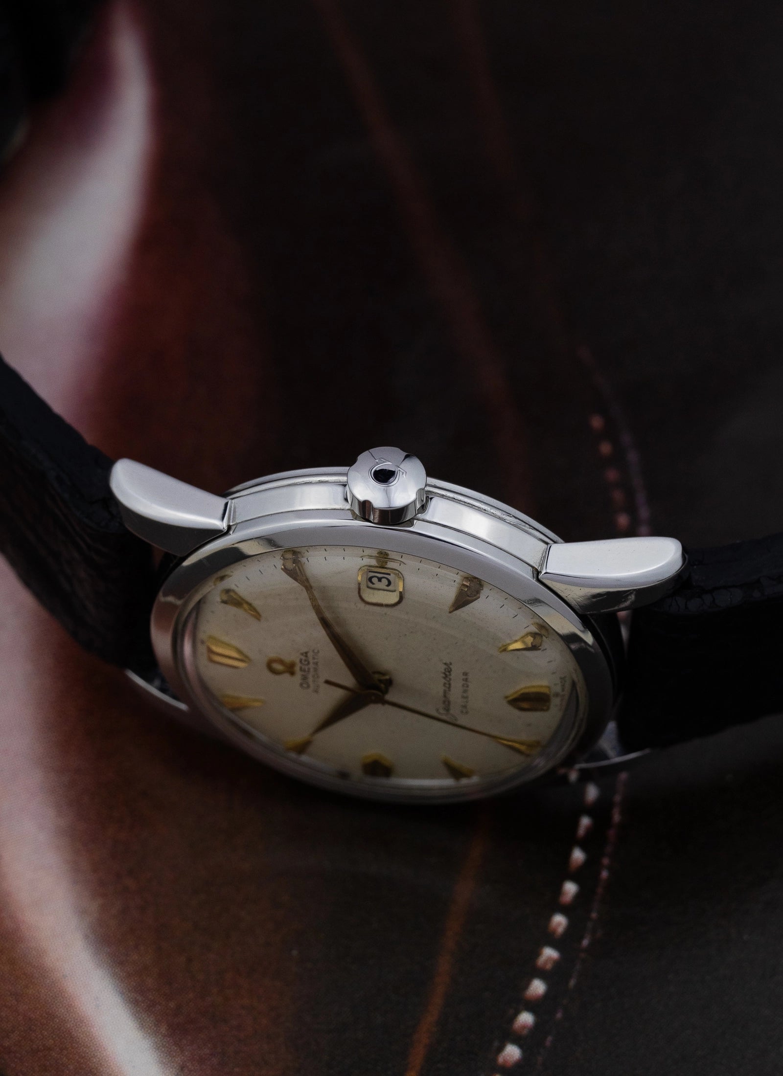 1958 Omega Seamaster Calendar Fat Lugs 2849-7 cal. 503 Serviced