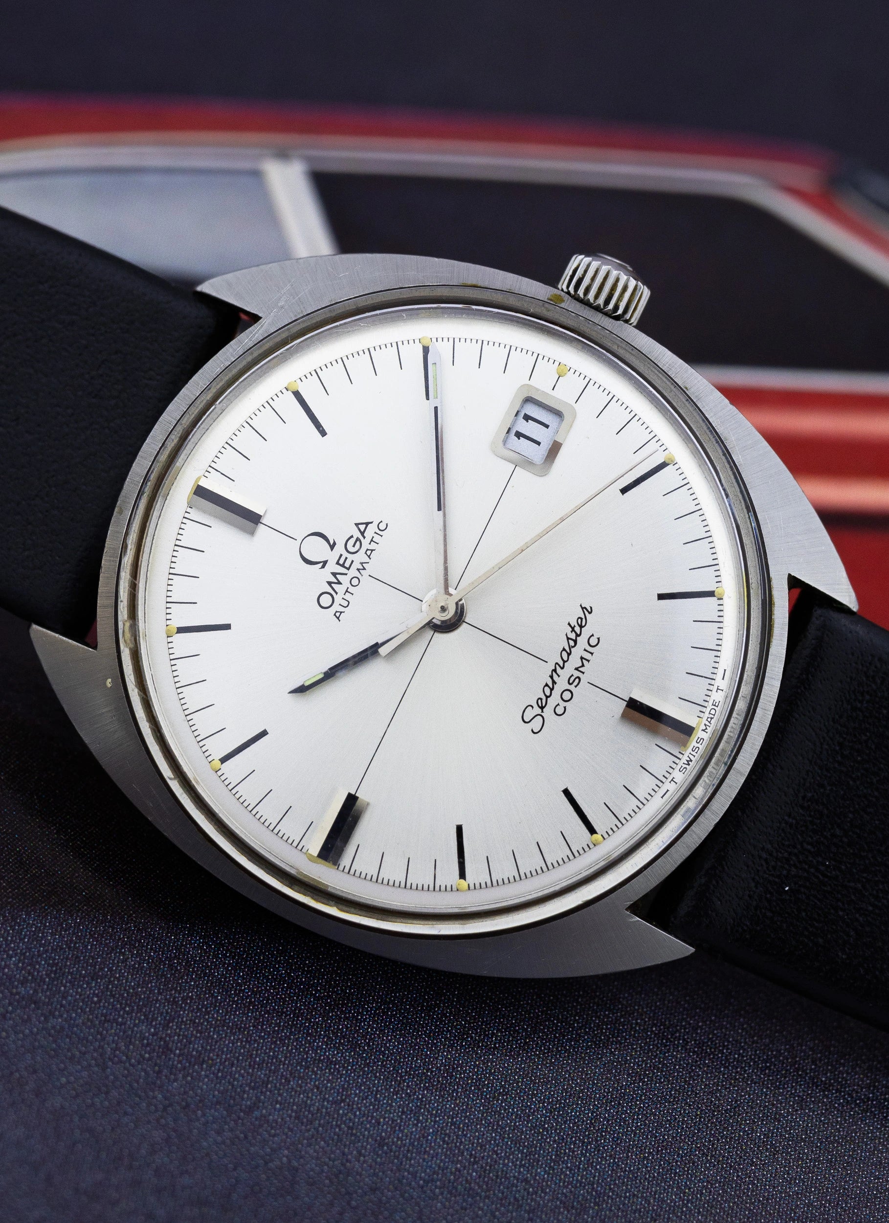 1960s Omega Seamaster Cosmic Cross-Hair Dial 166.026 cal. 552