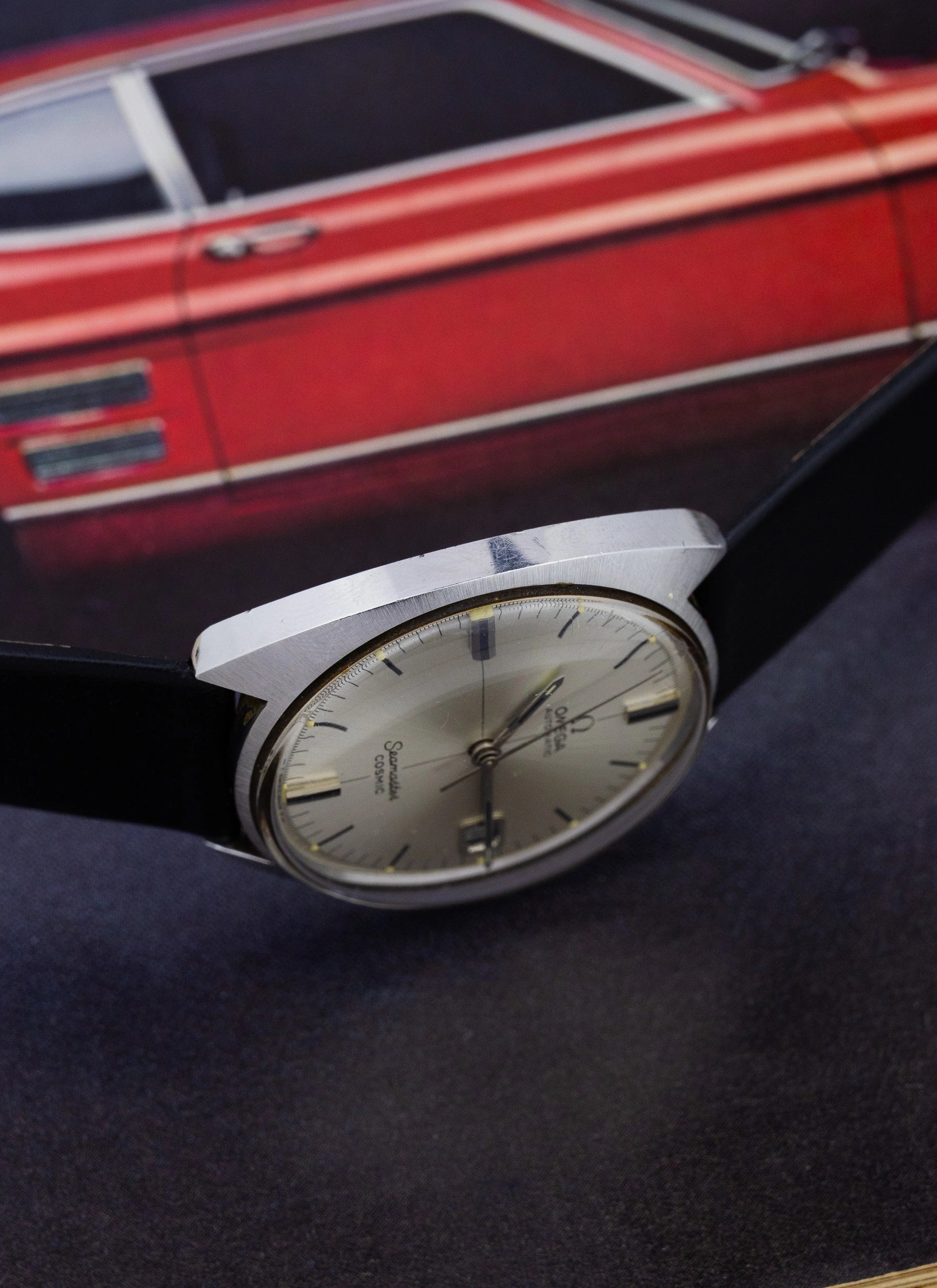 1960s Omega Seamaster Cosmic Cross-Hair Dial 166.026 cal. 552