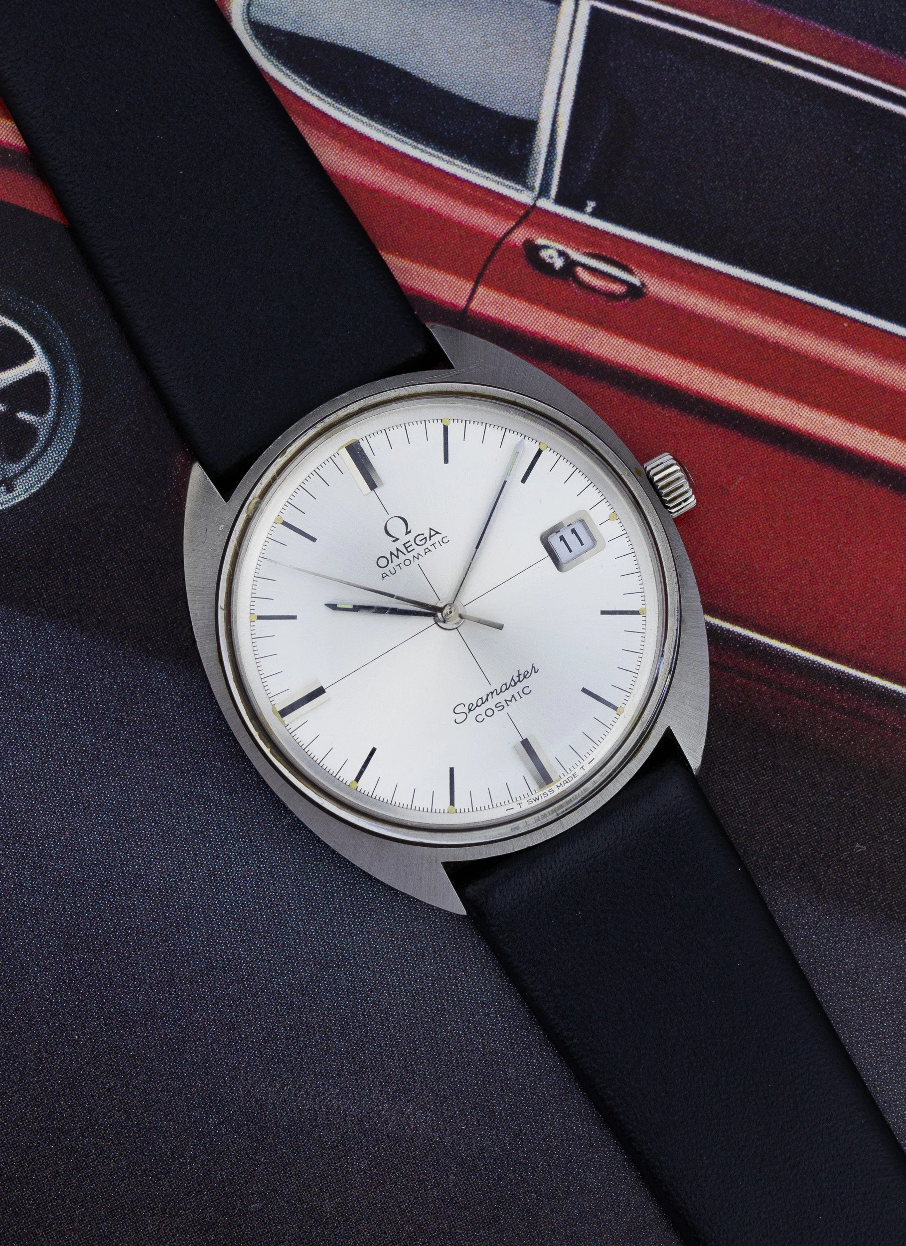 1960s Omega Seamaster Cosmic Cross-Hair Dial 166.026 cal. 552