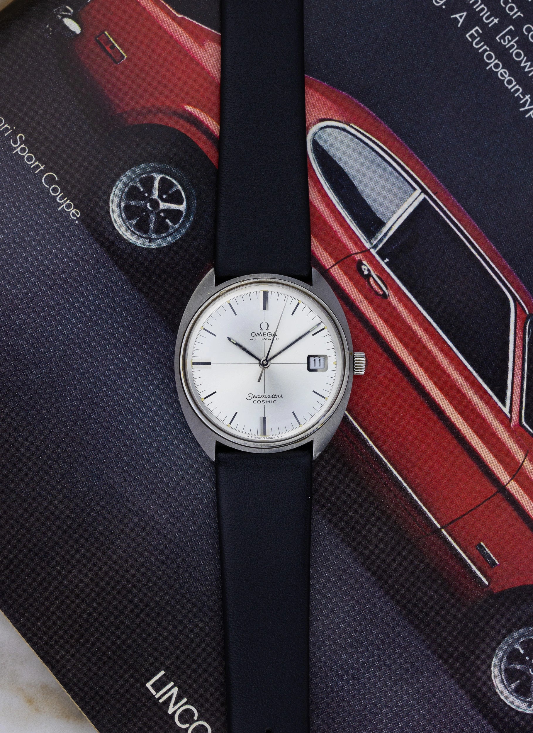 1960s Omega Seamaster Cosmic Cross-Hair Dial 166.026 cal. 552